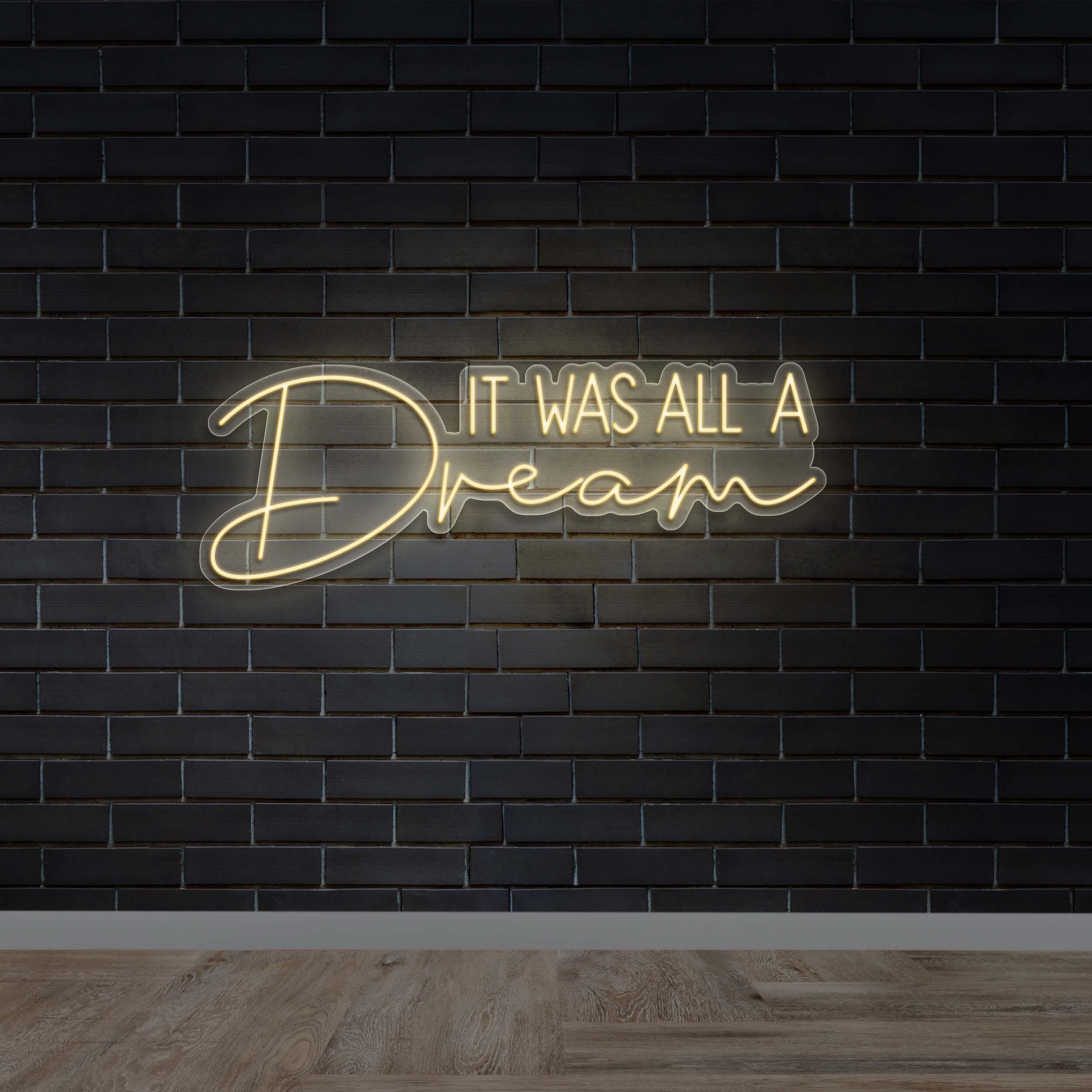 It Was All A Dream - Premium Neon Artwork