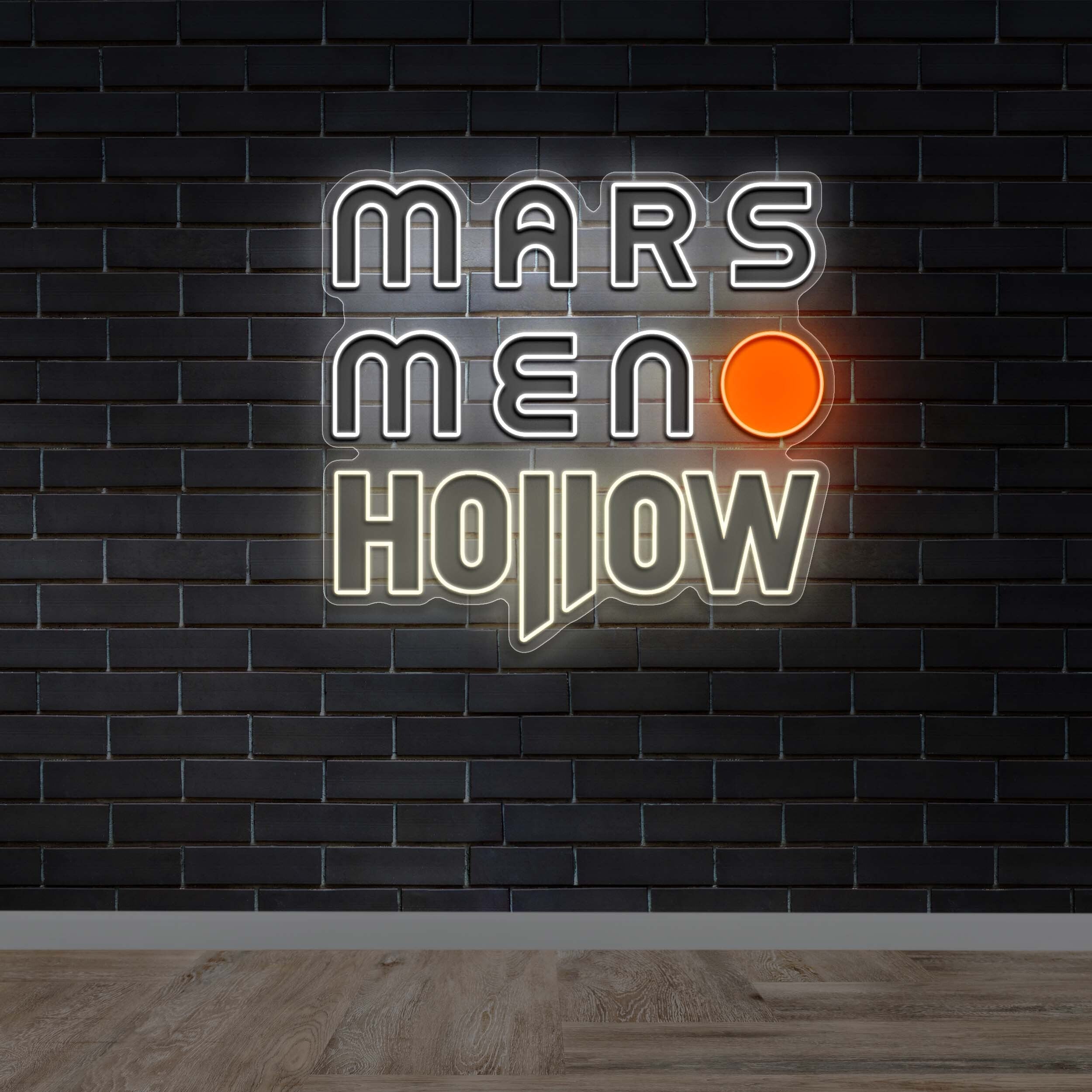 MARS MEN HOLLOW - Premium Neon Artwork
