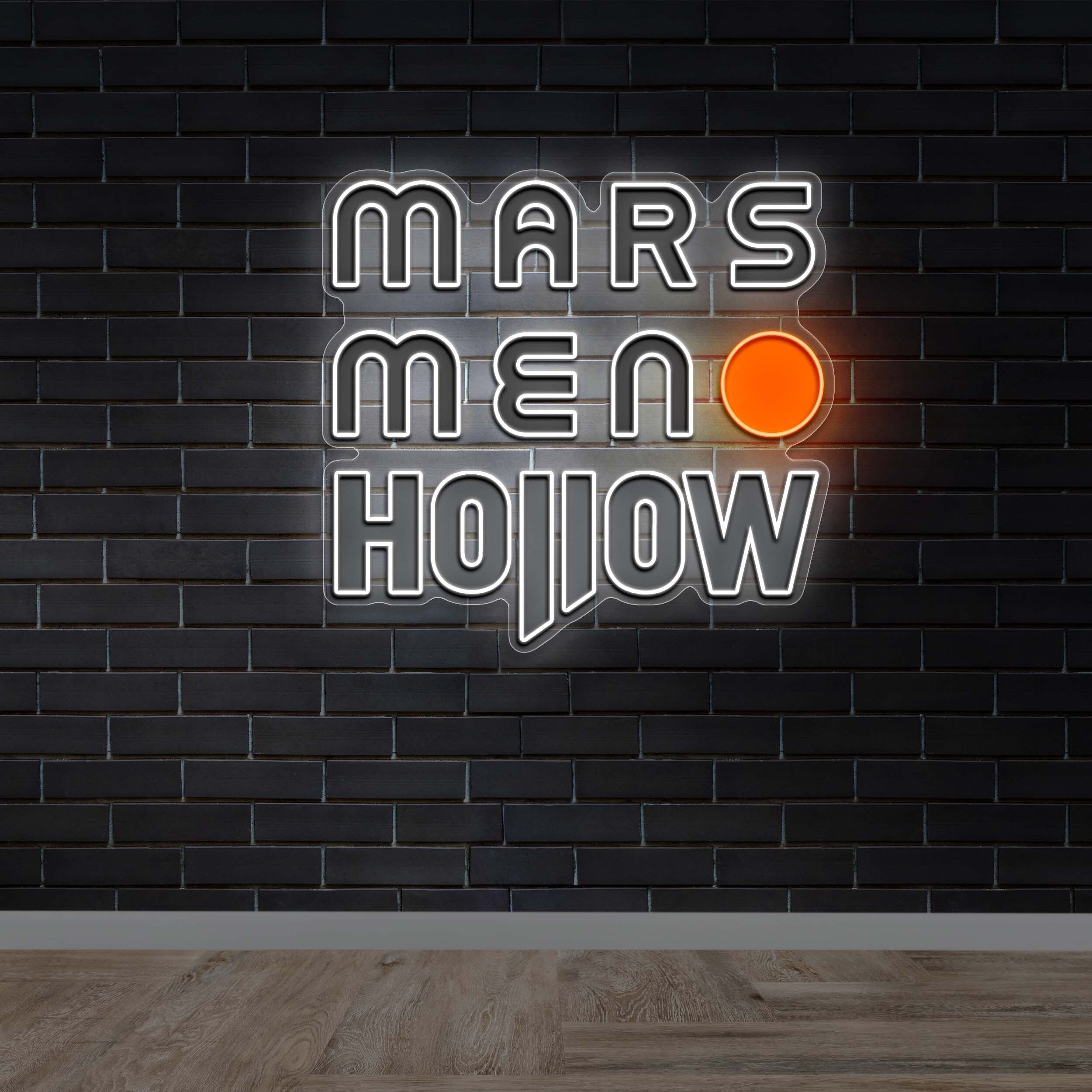 MARS MEN HOLLOW - Premium Neon Artwork