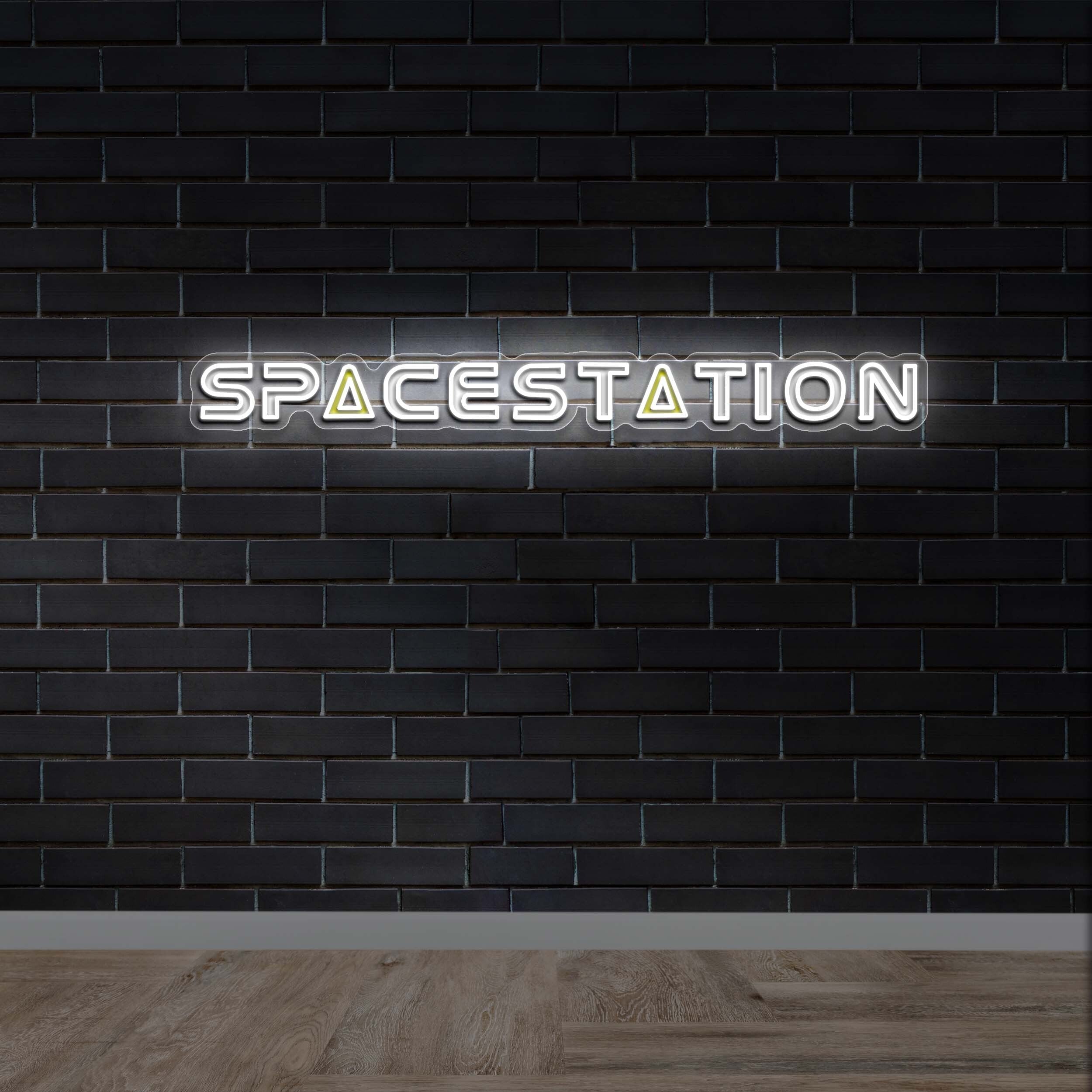 SPACESTATION - Premium Neon Artwork