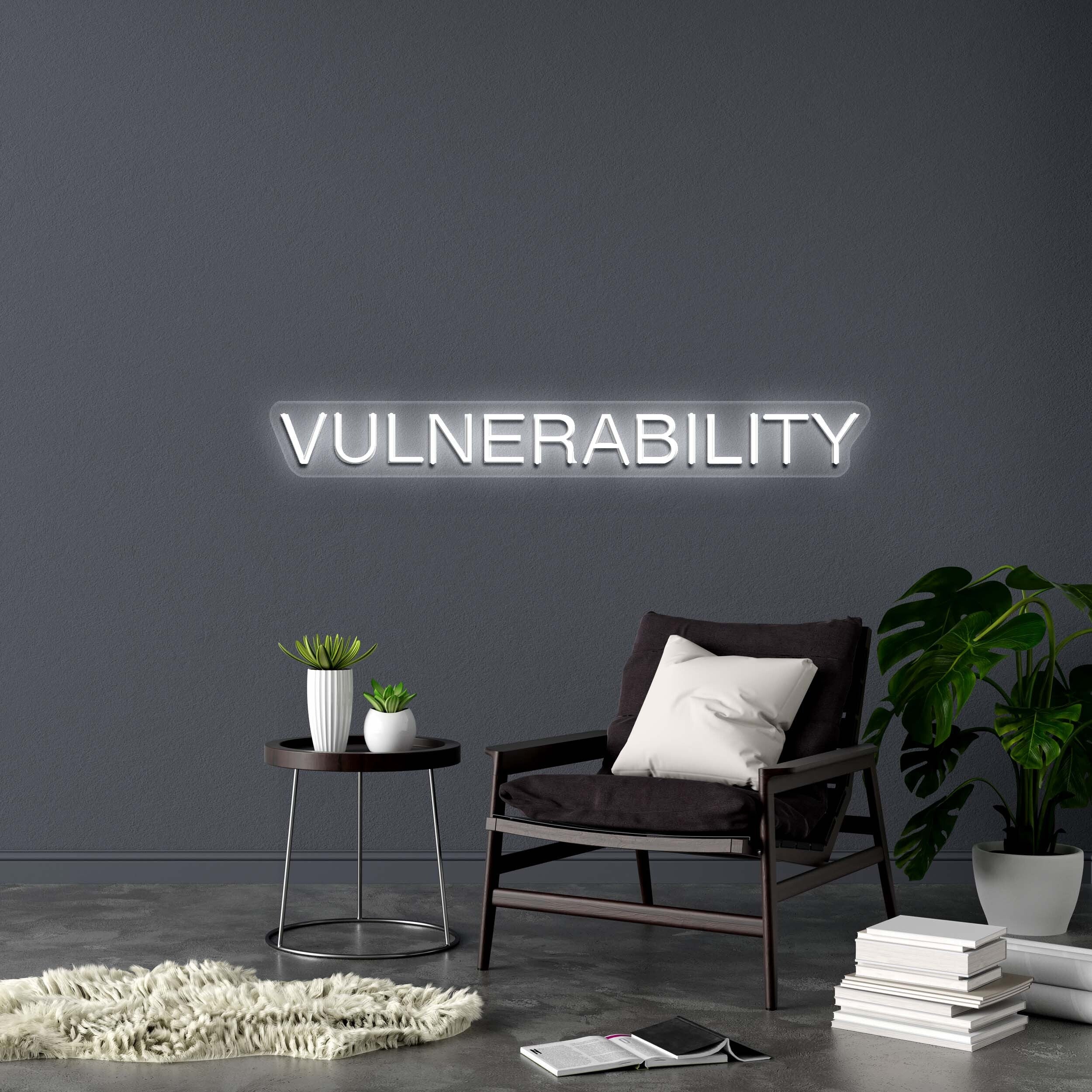 VULNERABILITY - Premium Neon Artwork