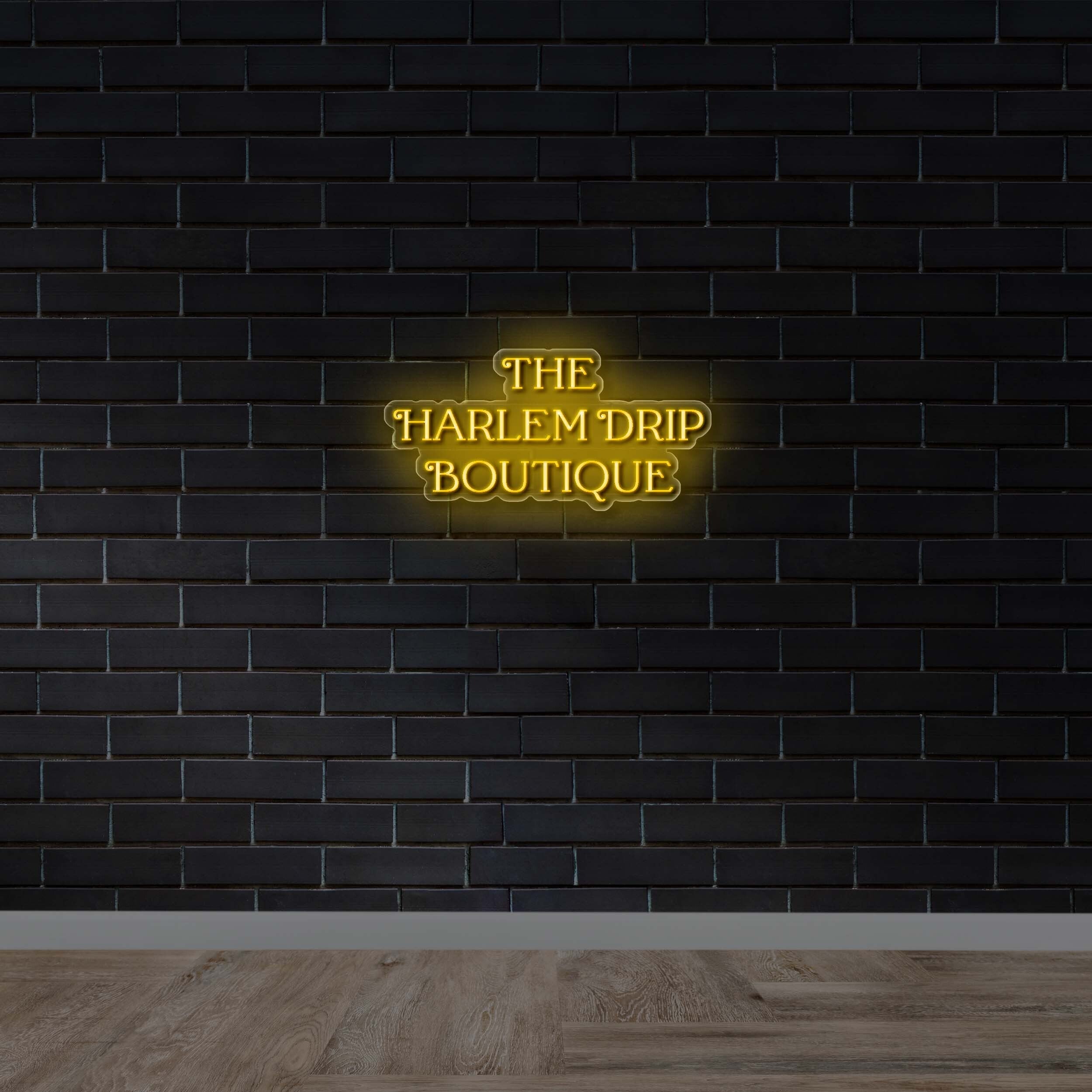 THE HARLEM DRIP BOUTIQUE - Premium Neon Artwork