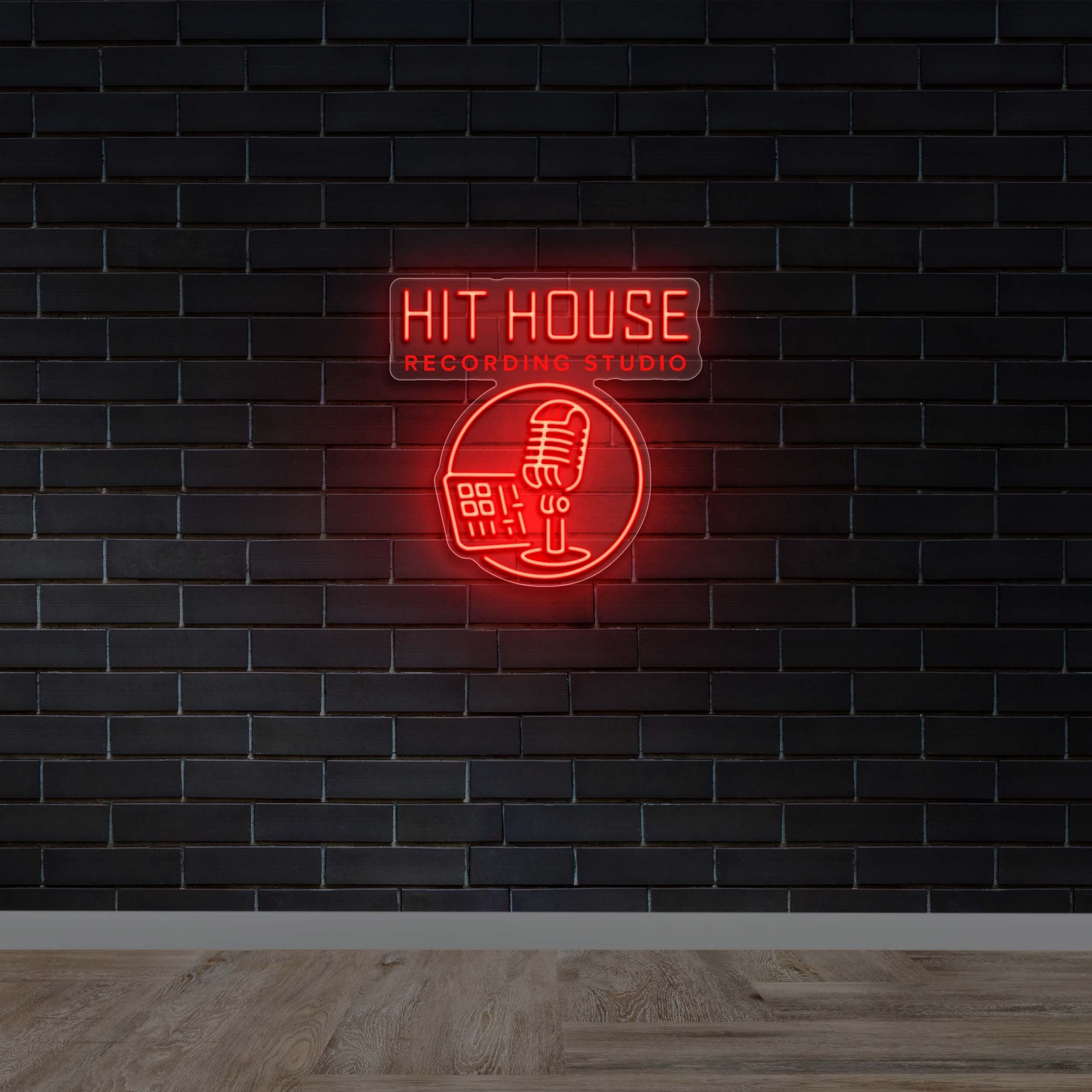 Hit House Recording Studio - Premium Neon Artwork