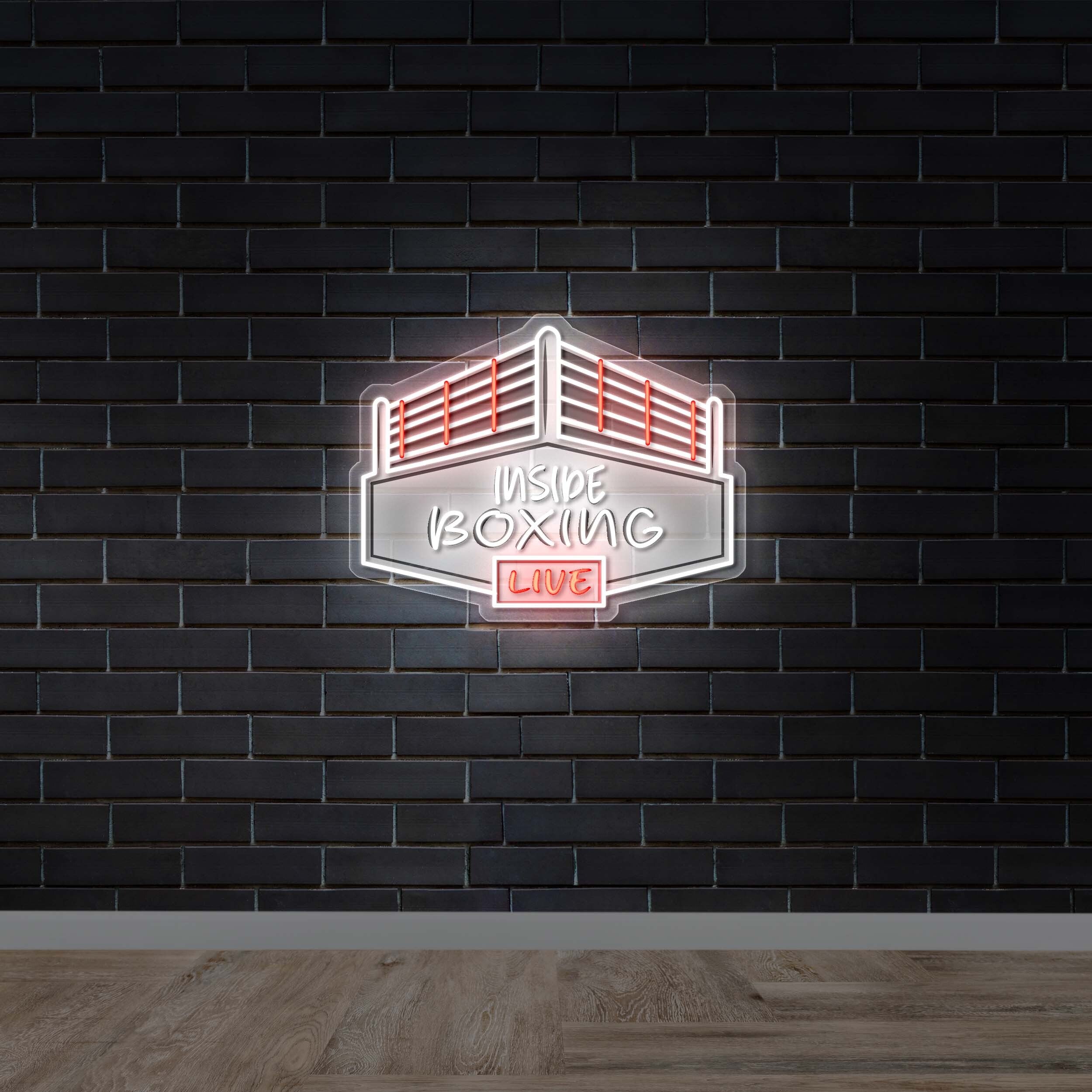 Inside Boxing | Matcha Vibes Font - Premium Neon Artwork