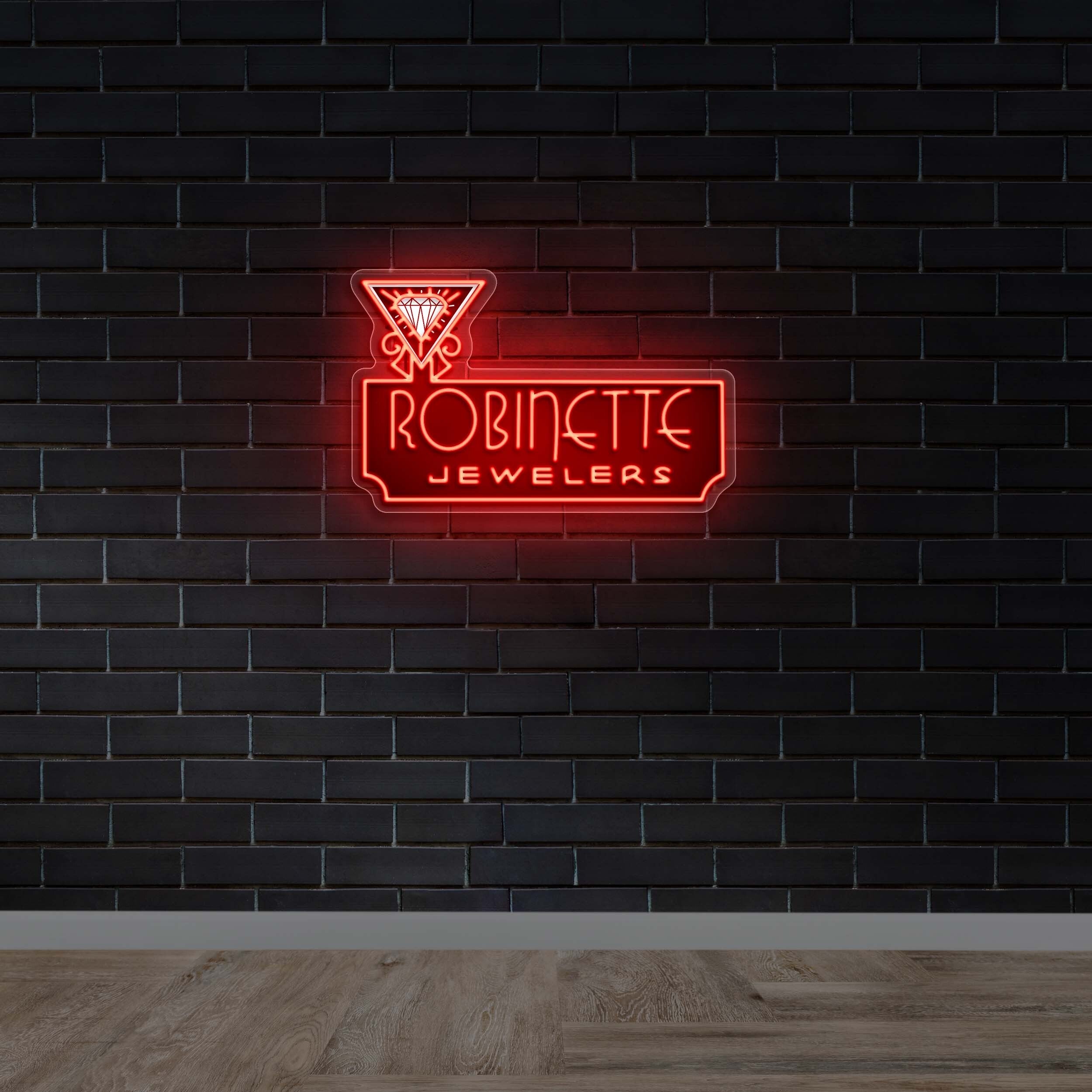 ROBINETTE JEWELERS - Premium Neon Artwork