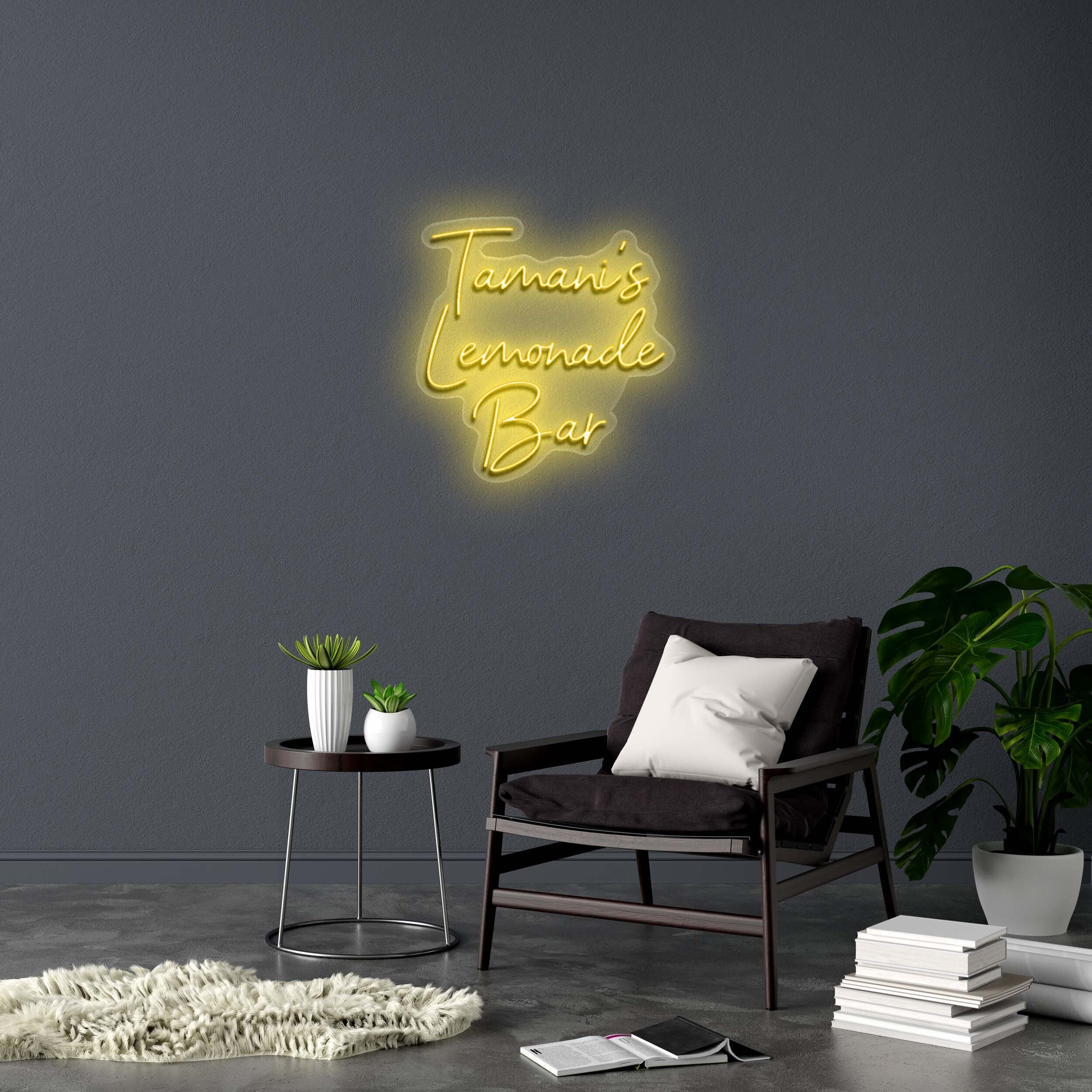 Tamani's Lemonade Bar - Premium Neon Artwork