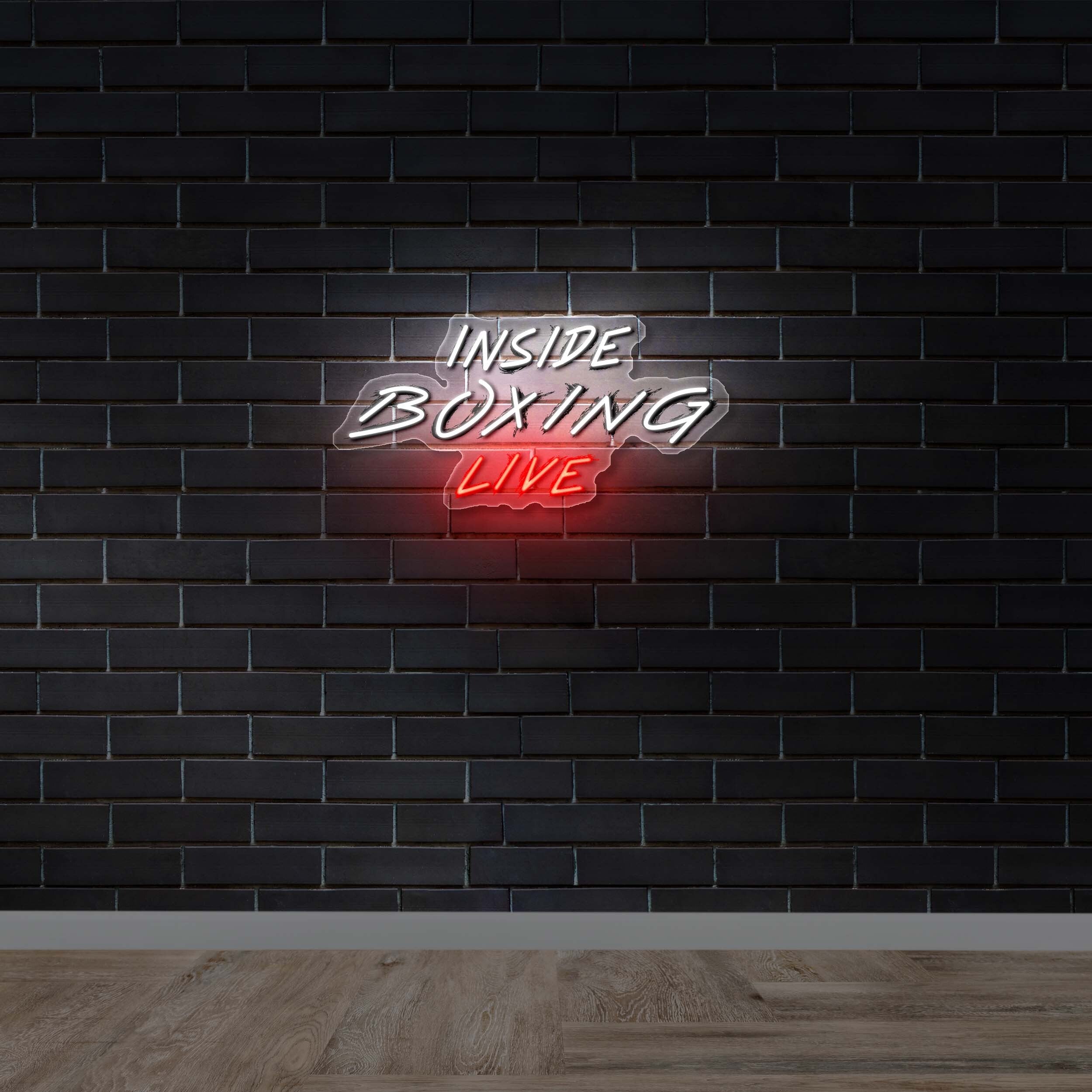 Inside Boxing Text Only - Premium Neon Artwork