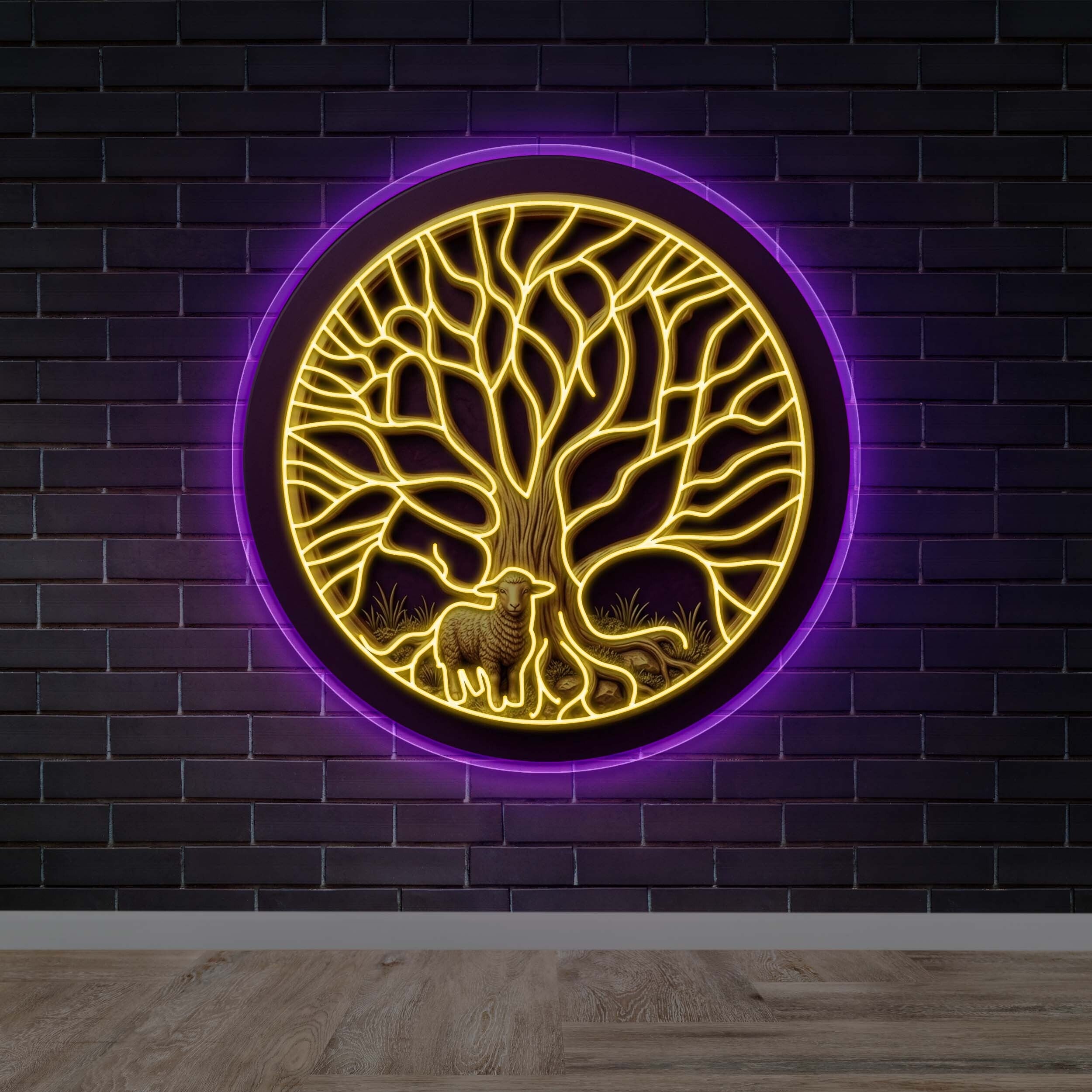 Tree of Life | Front-lit & Backlit - Premium Neon Artwork