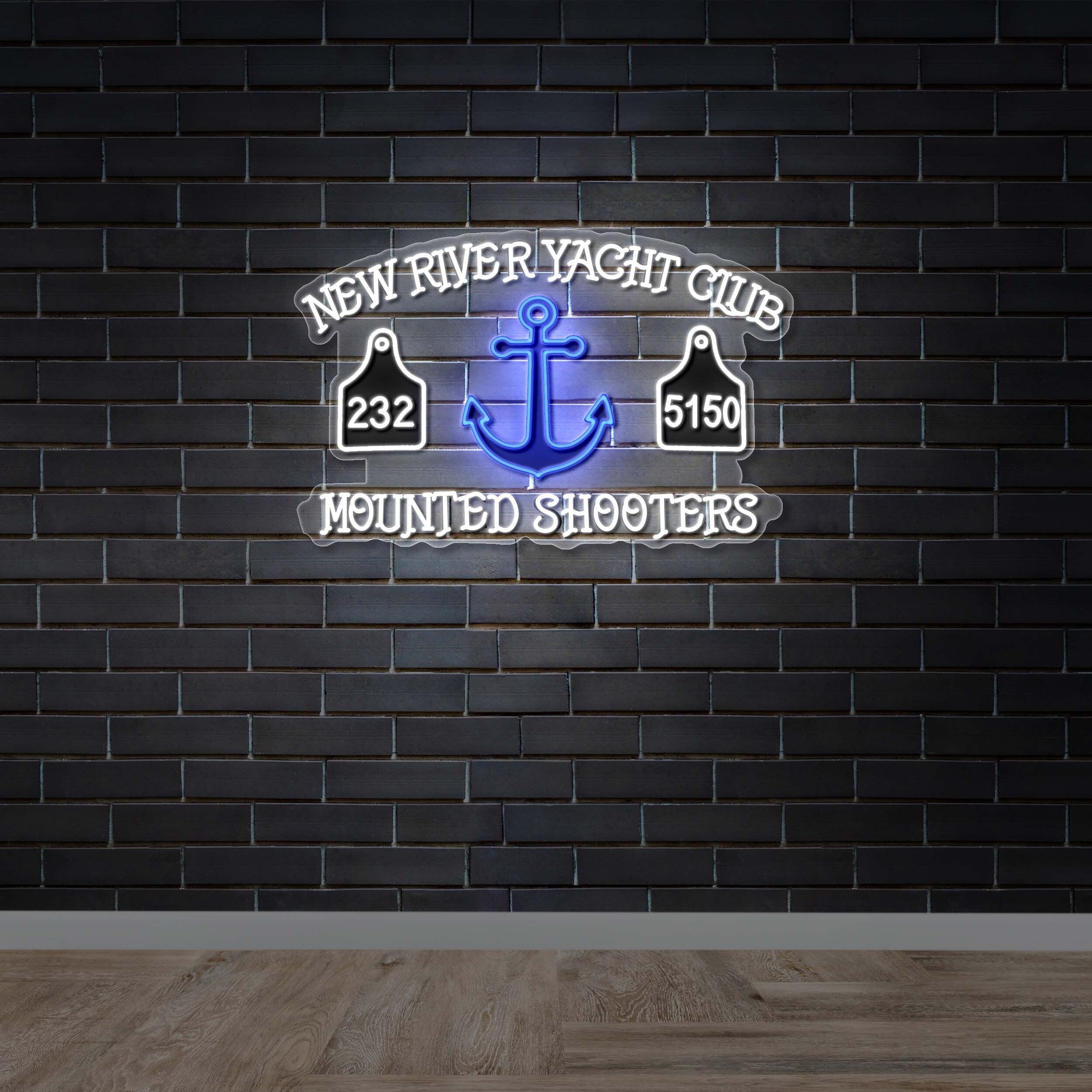 NEW RIVER YACHT CLUB - Premium Neon Artwork