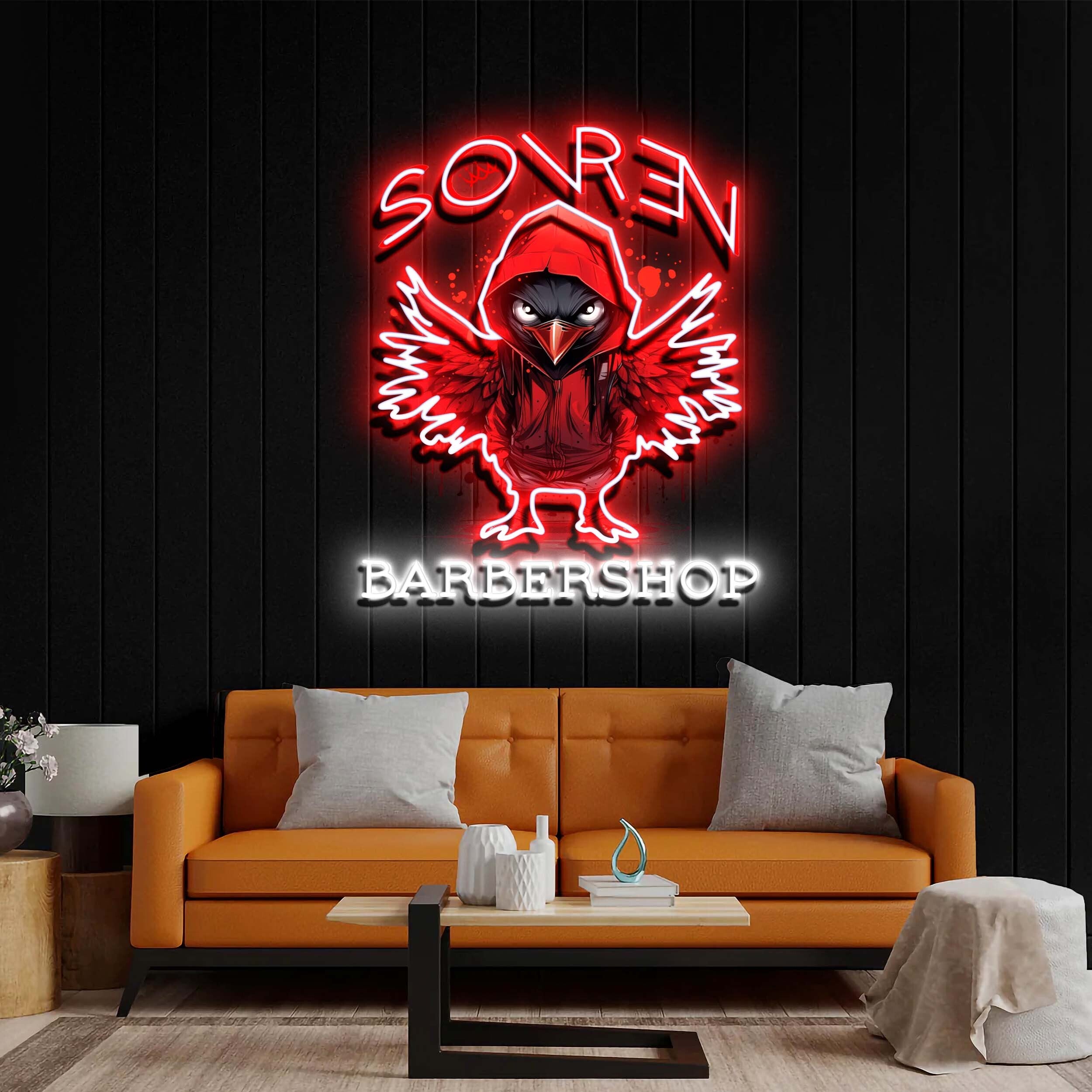 SOVREN - Premium Neon Artwork