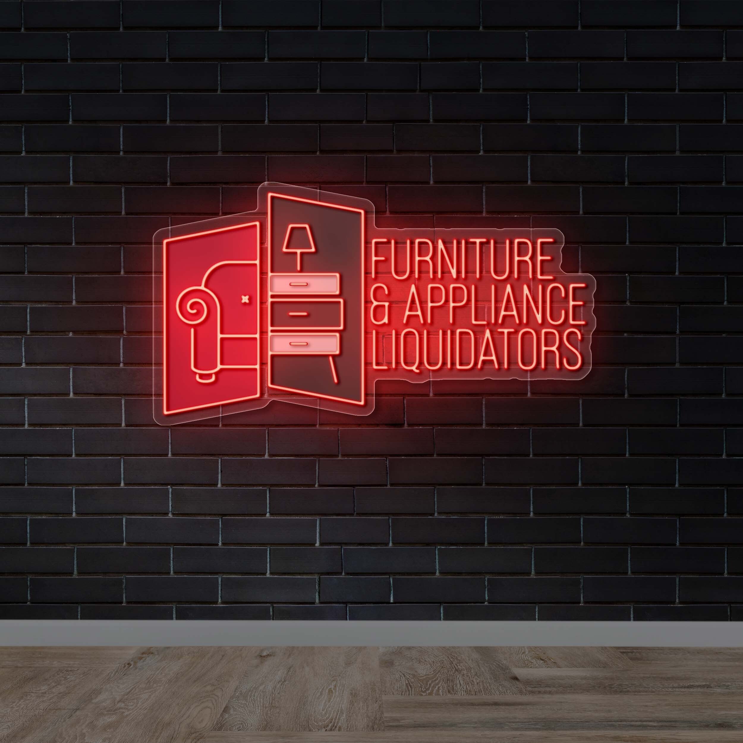 Furniture &Appliance Liquidators - Premium Neon Artwork