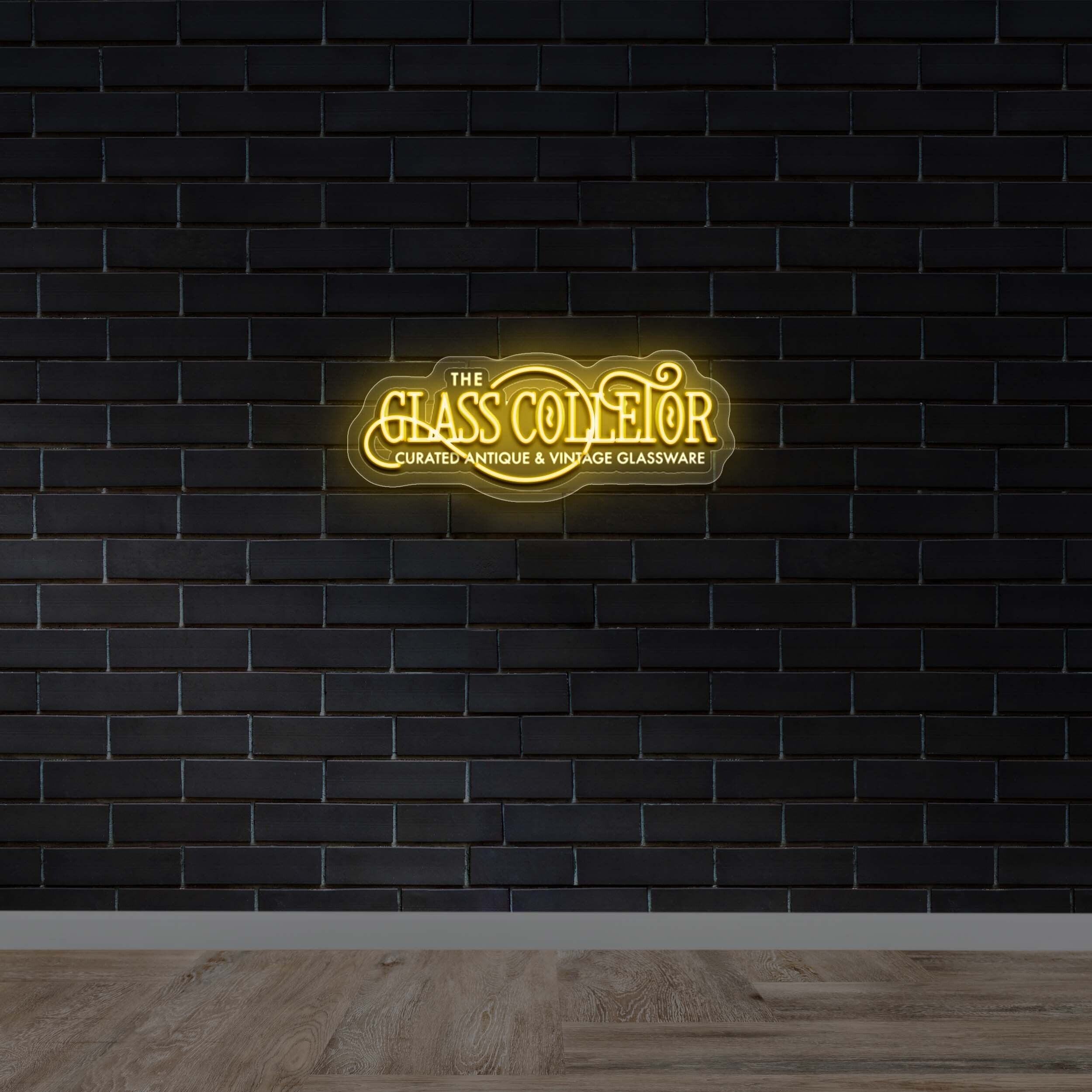 Glass Collector - Premium Neon Artwork
