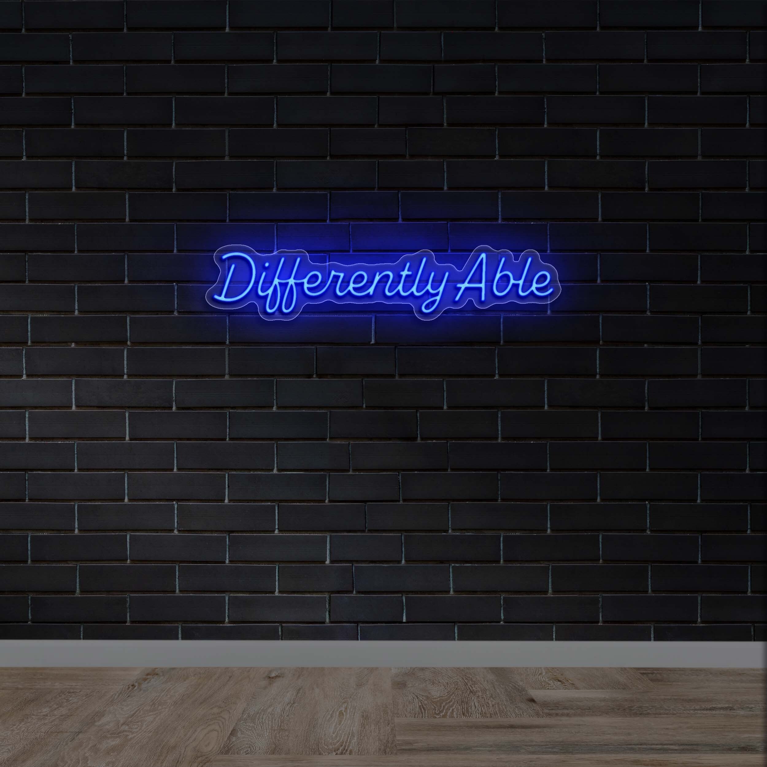 Differently Able - Premium Neon Artwork