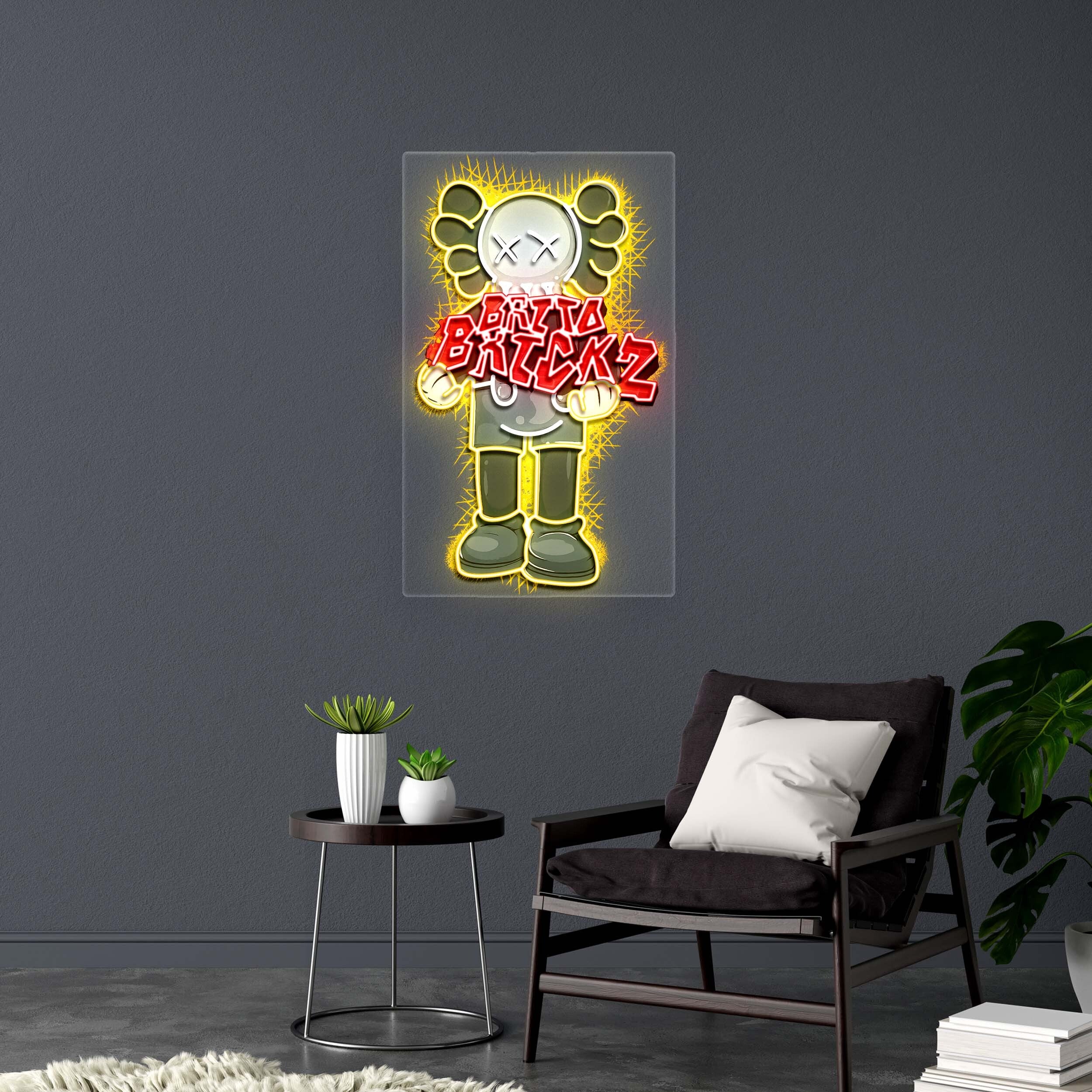 BRITO BRICKZ - Premium Neon Artwork