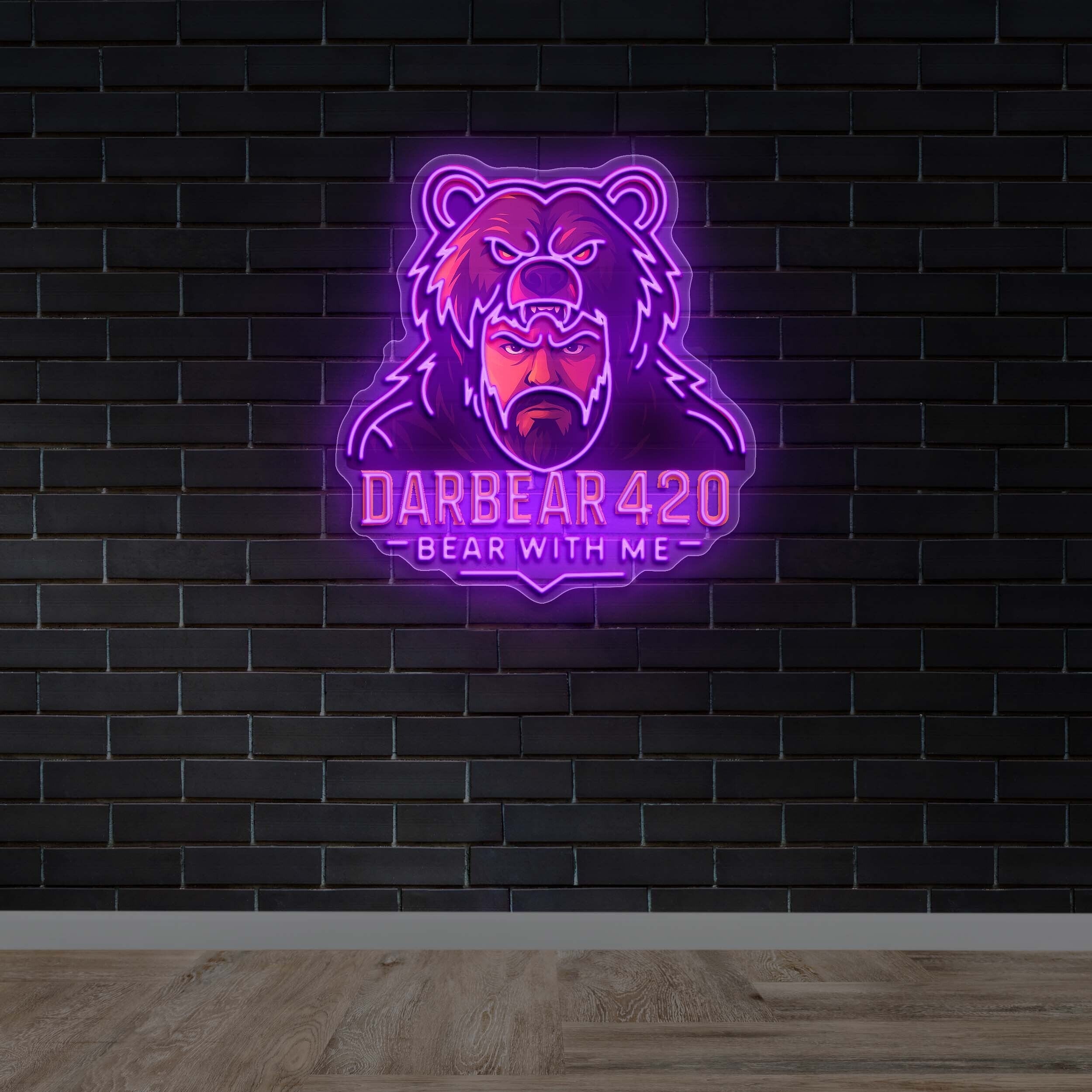 DARBEAR 420 - Premium Neon Artwork