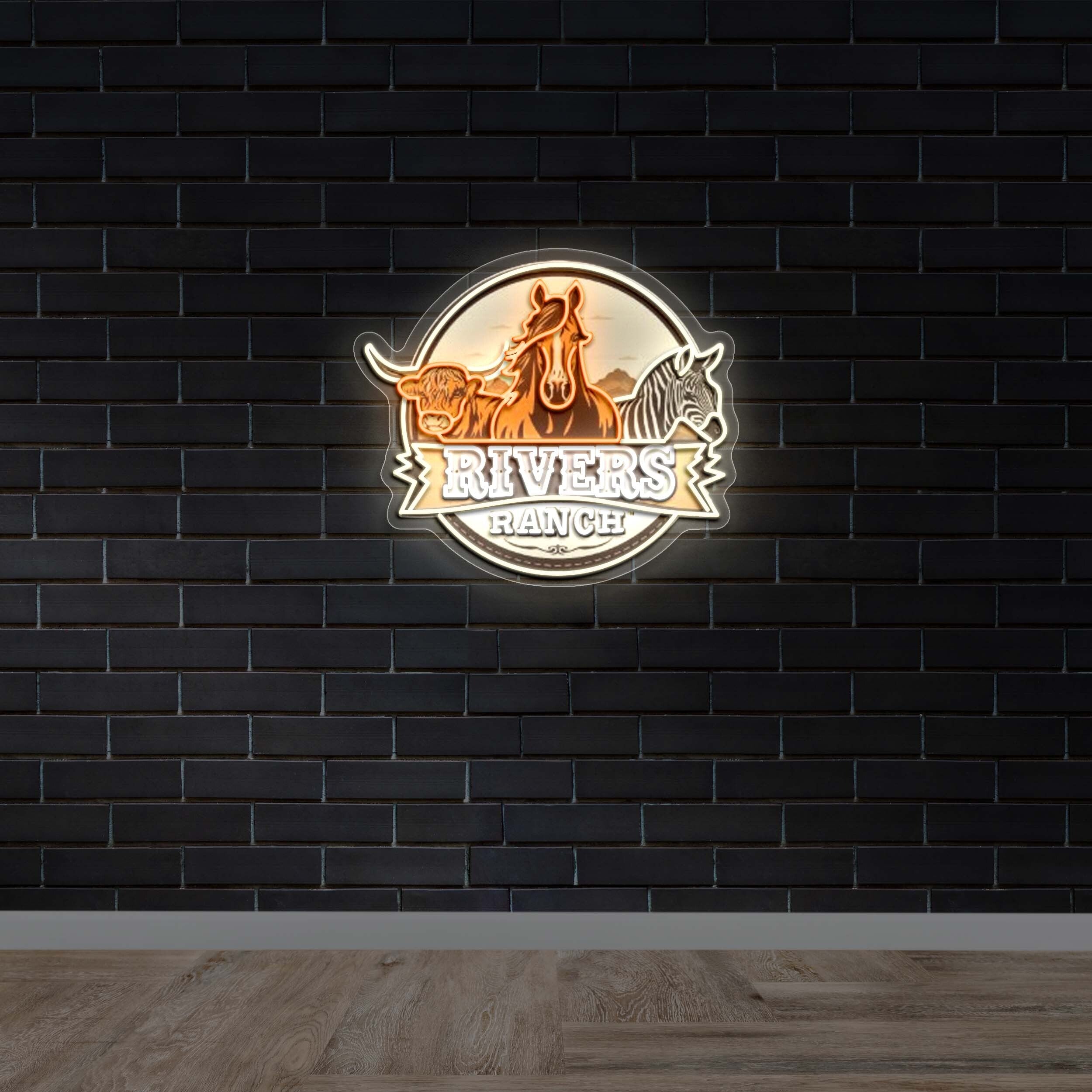 RIVERS RANCH - Premium Neon Artwork