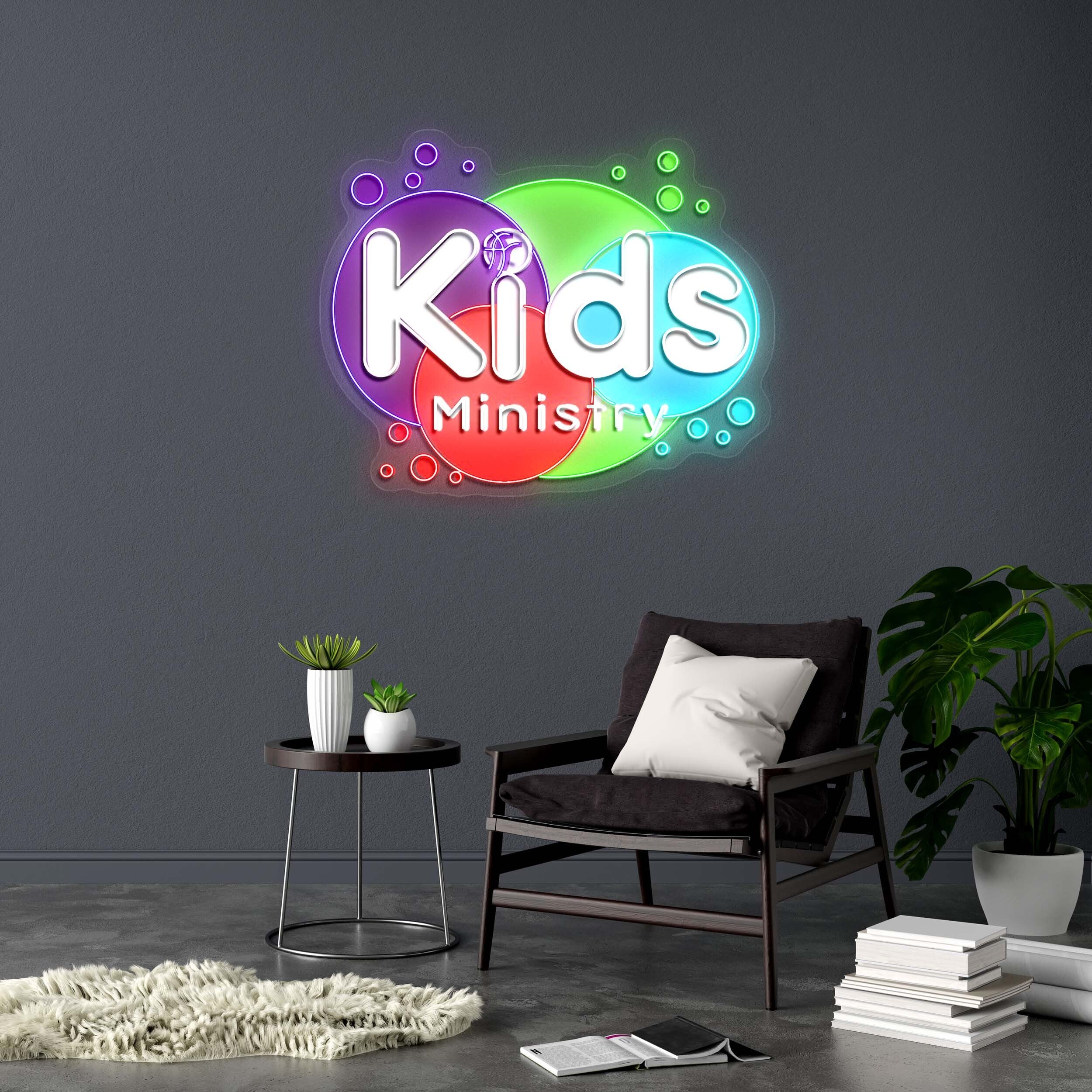 kids ministry - Premium Neon Artwork