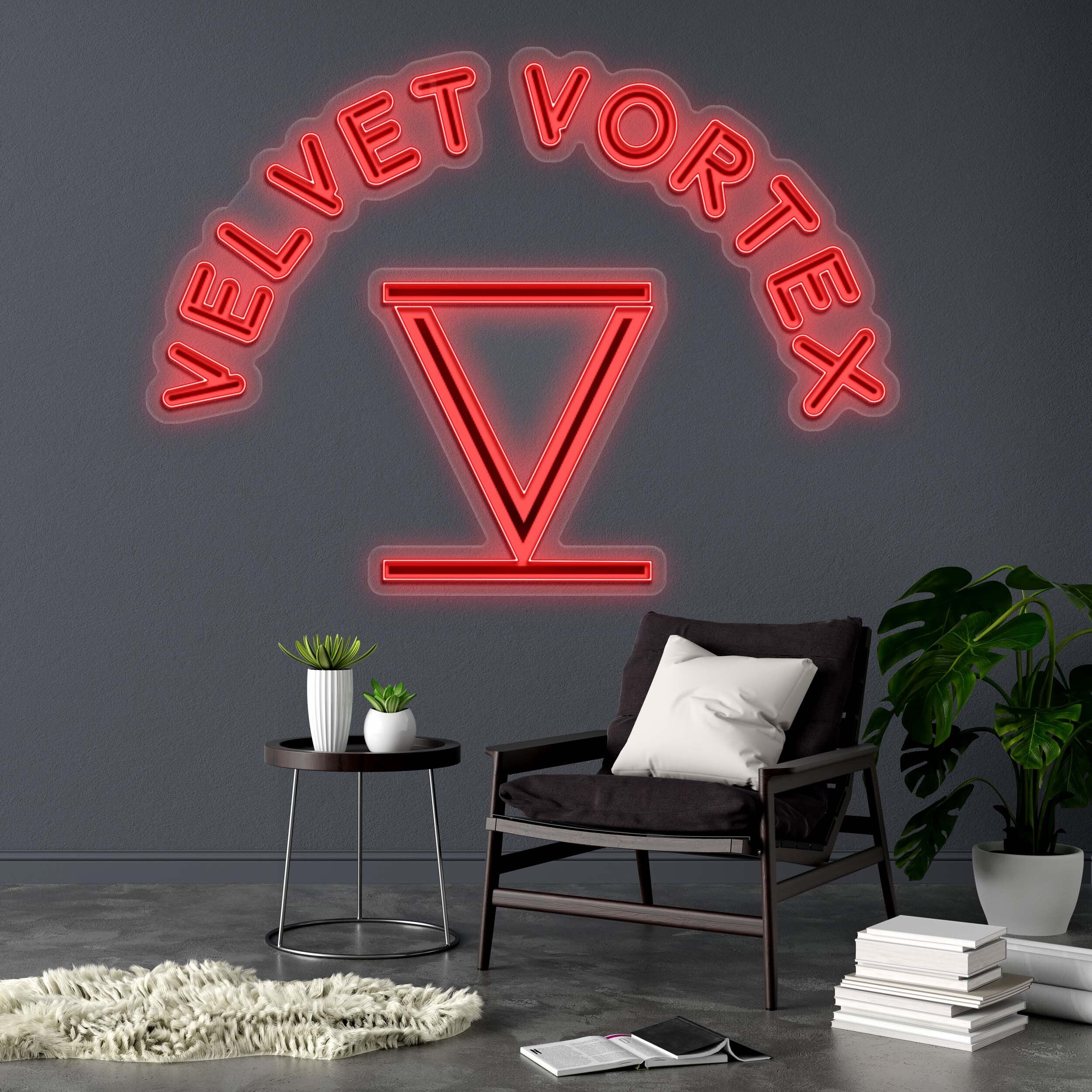 VELVET VORTEX - Premium Neon Artwork