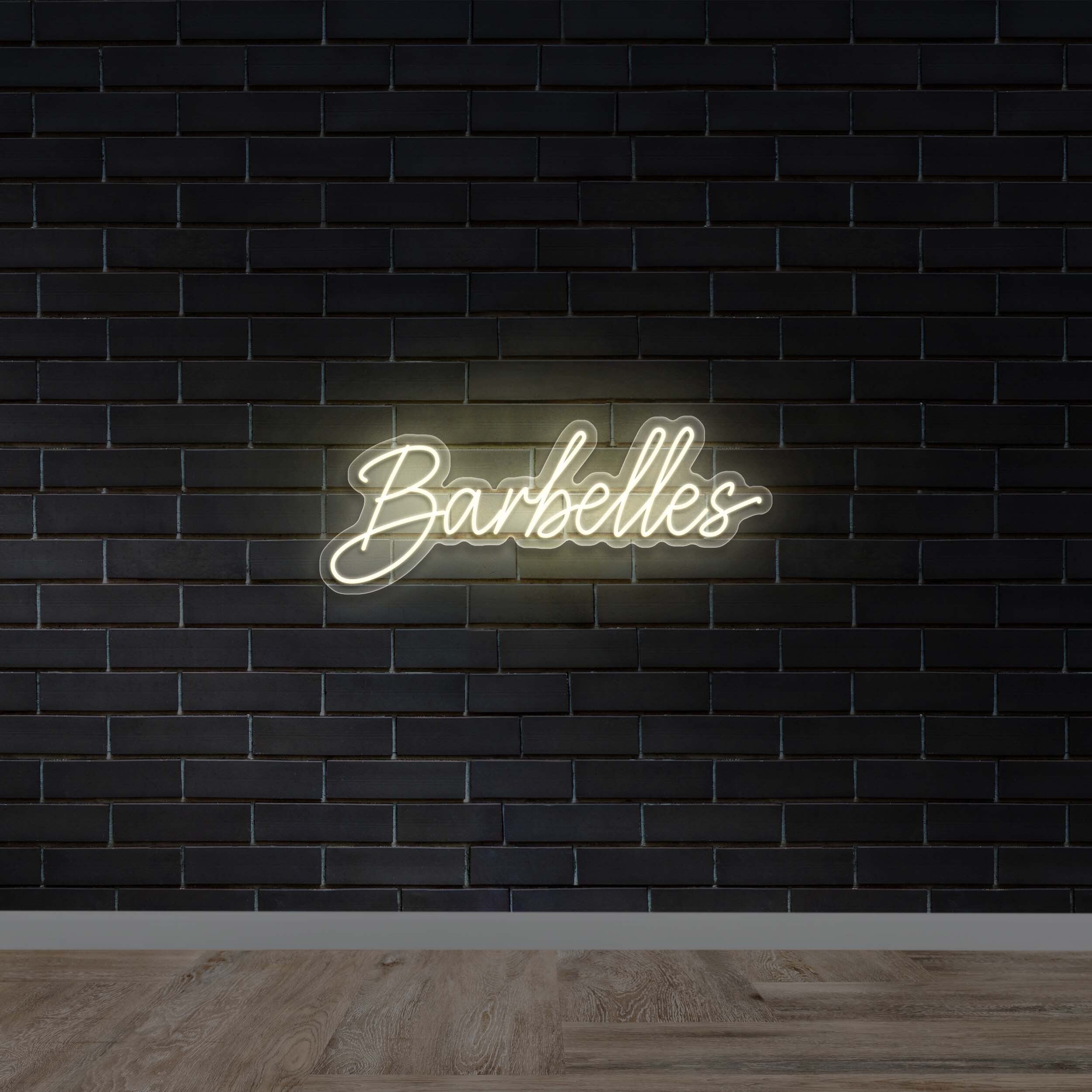 Barbelles | Cursive - Premim Neon Artwork