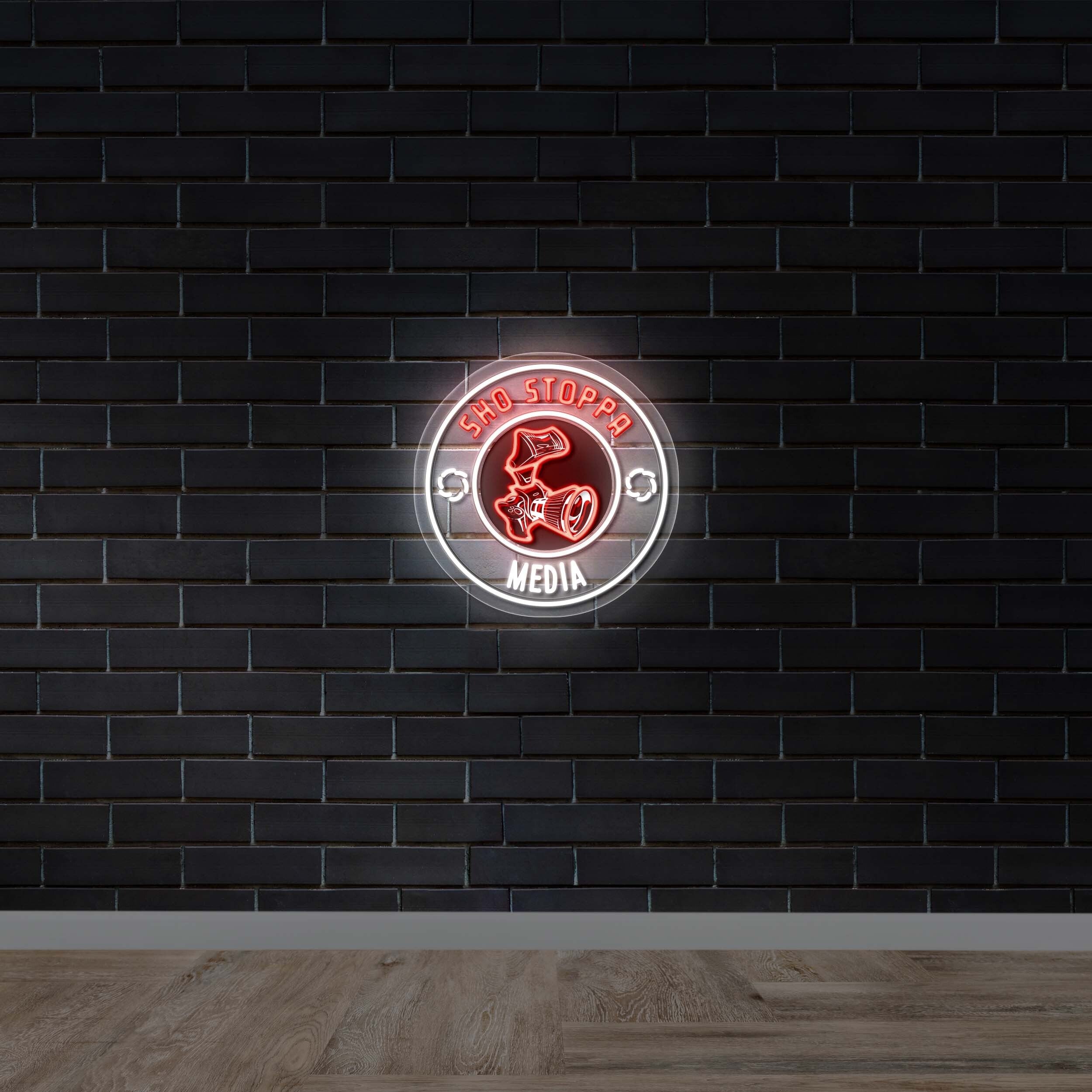 Sho Stoppa Media - Premium Neon Artwork
