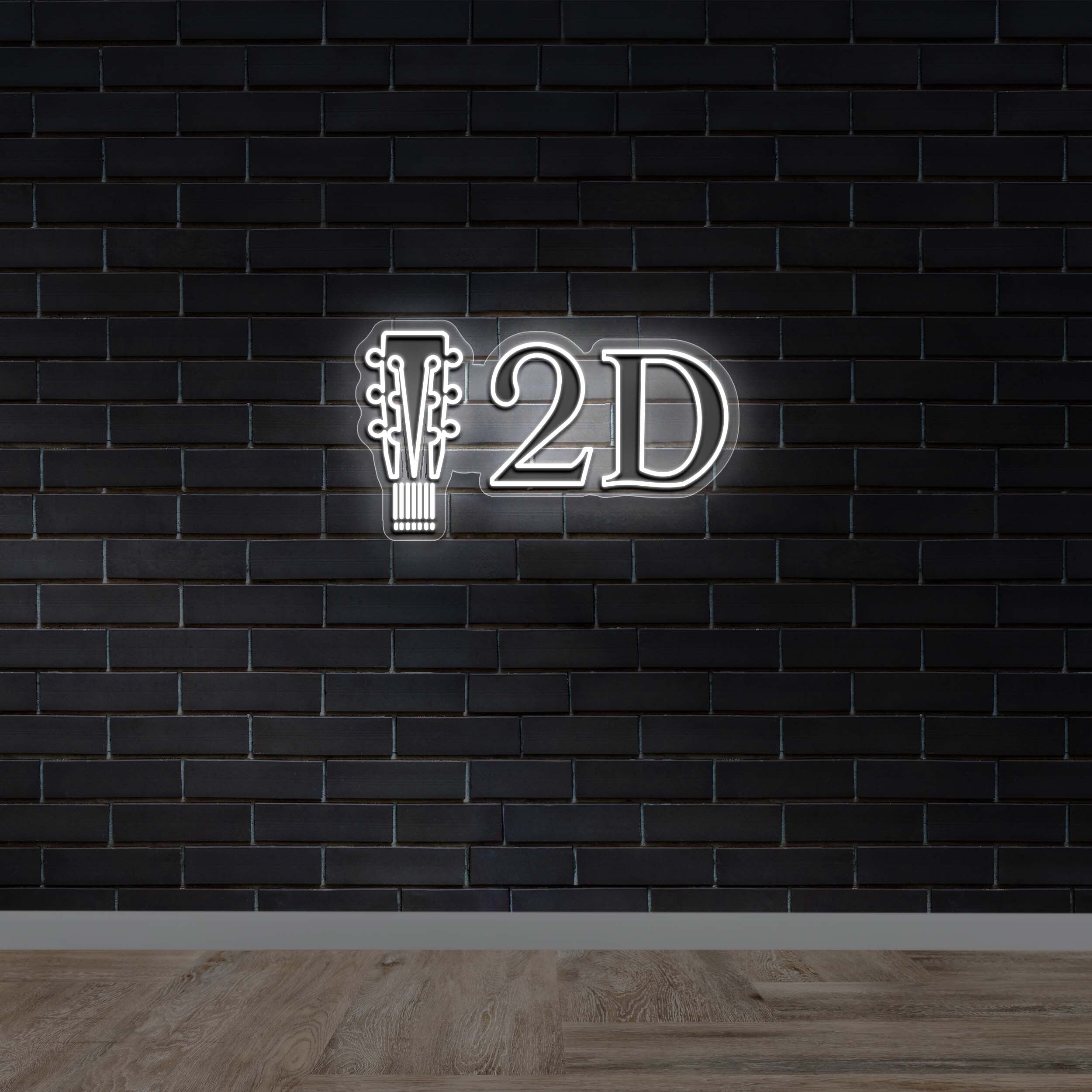 2D - Premium Neon Artwork