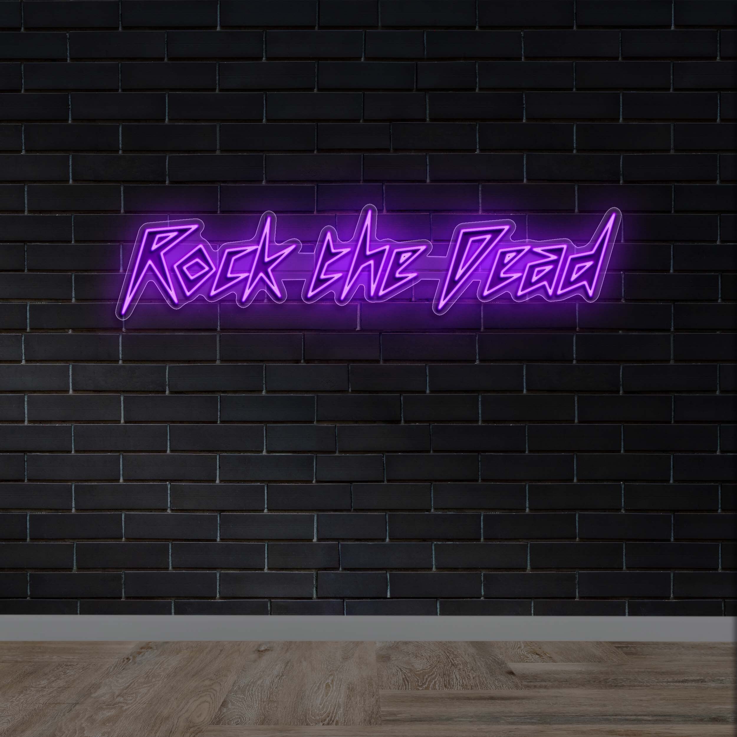 Rock the Dead - Premium Neon Artwork