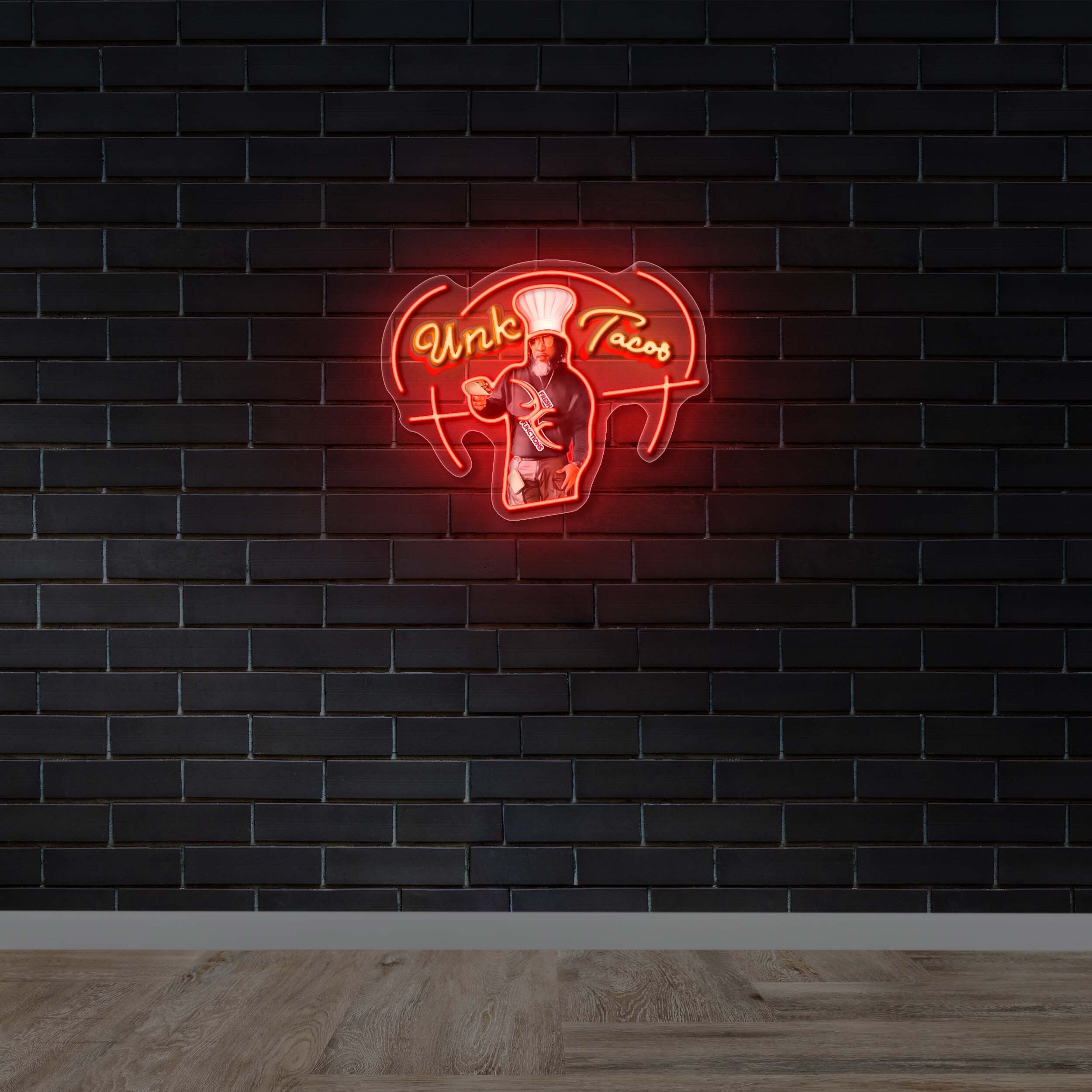 Unk Tacos - Premium Neon Artwork