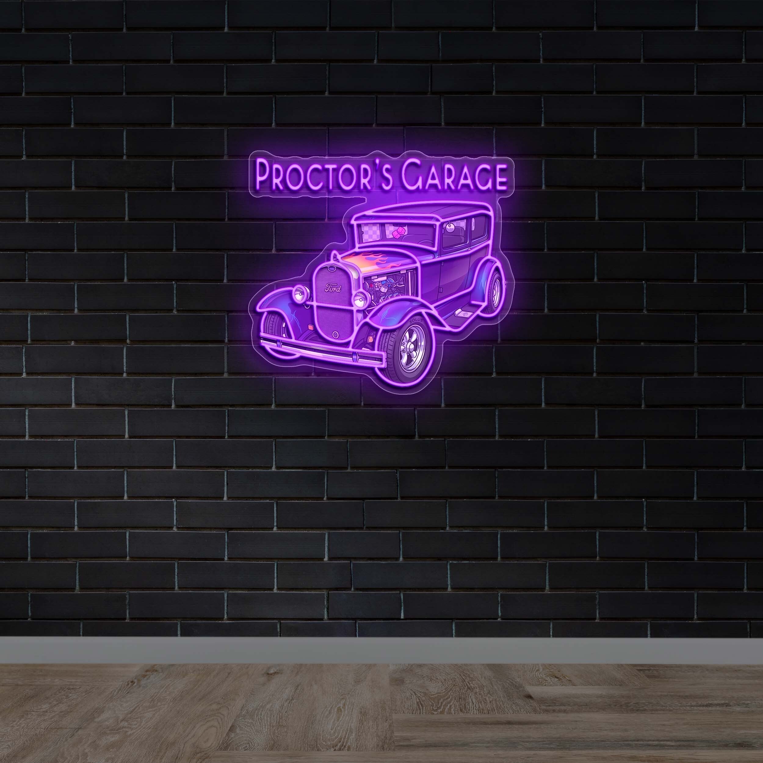 Proctor’s Garage - Premium Neon Artwork