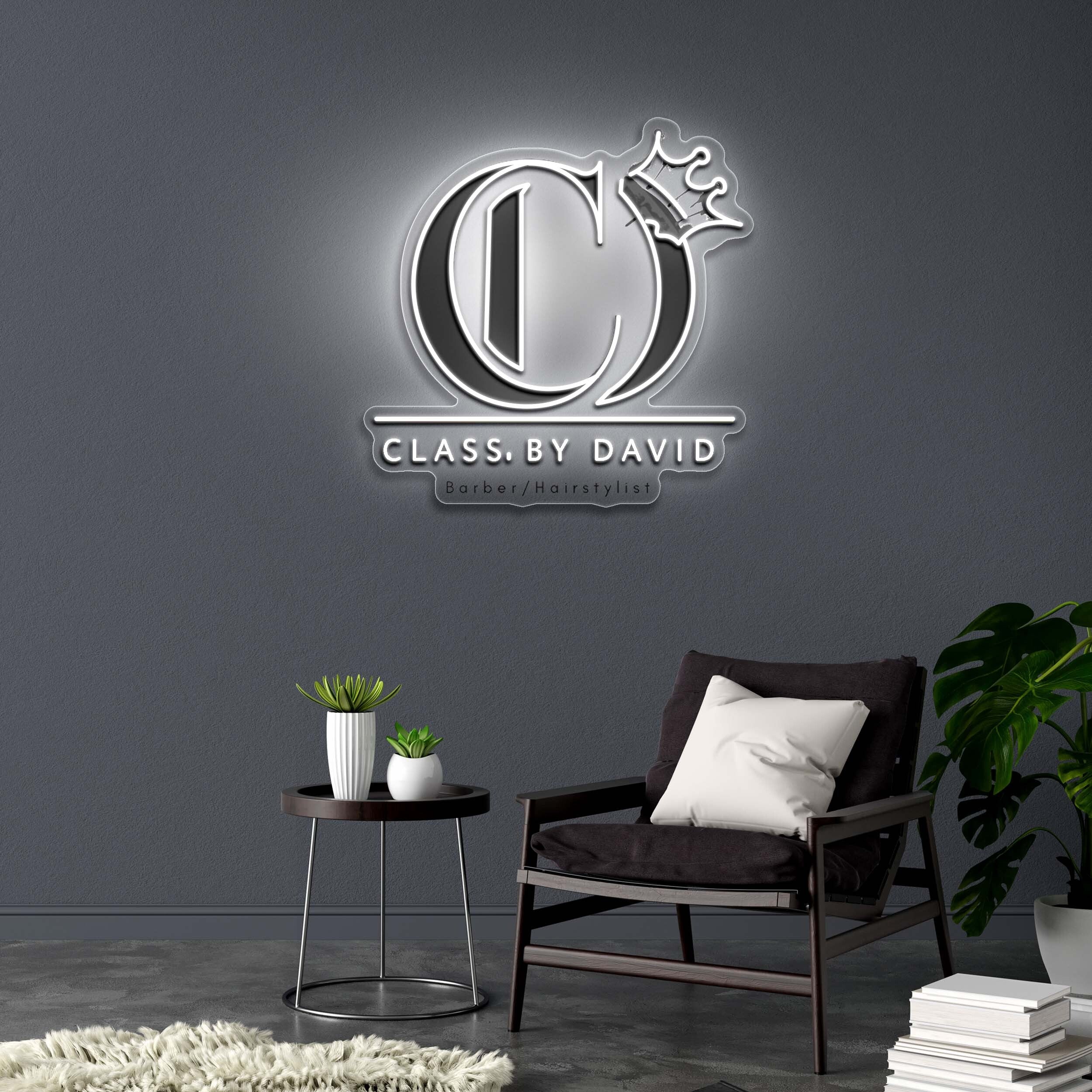 Class by David - Premium Neon Artwork