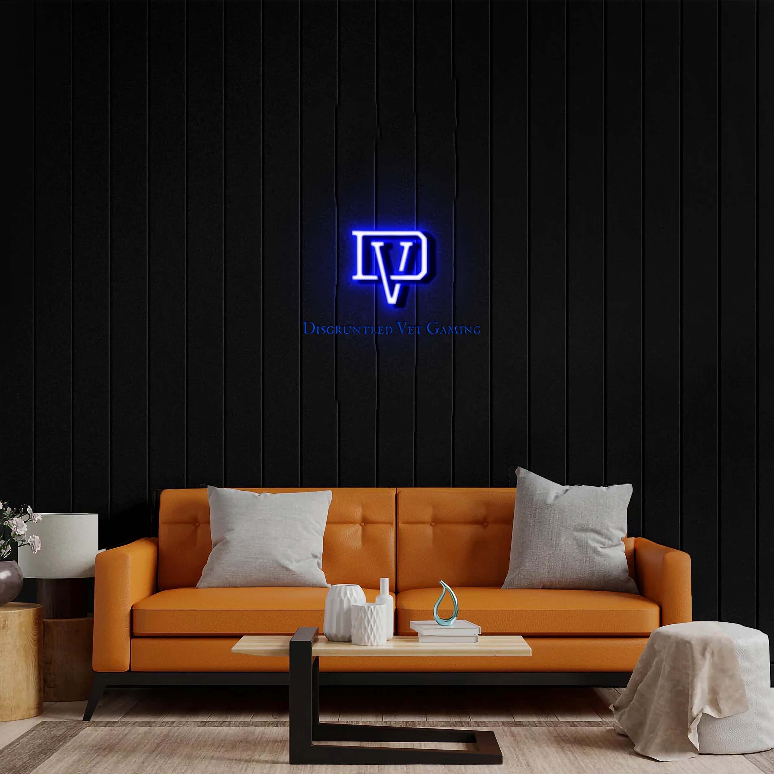Disgruntled Vet Gaming - Premium Neon Artwork