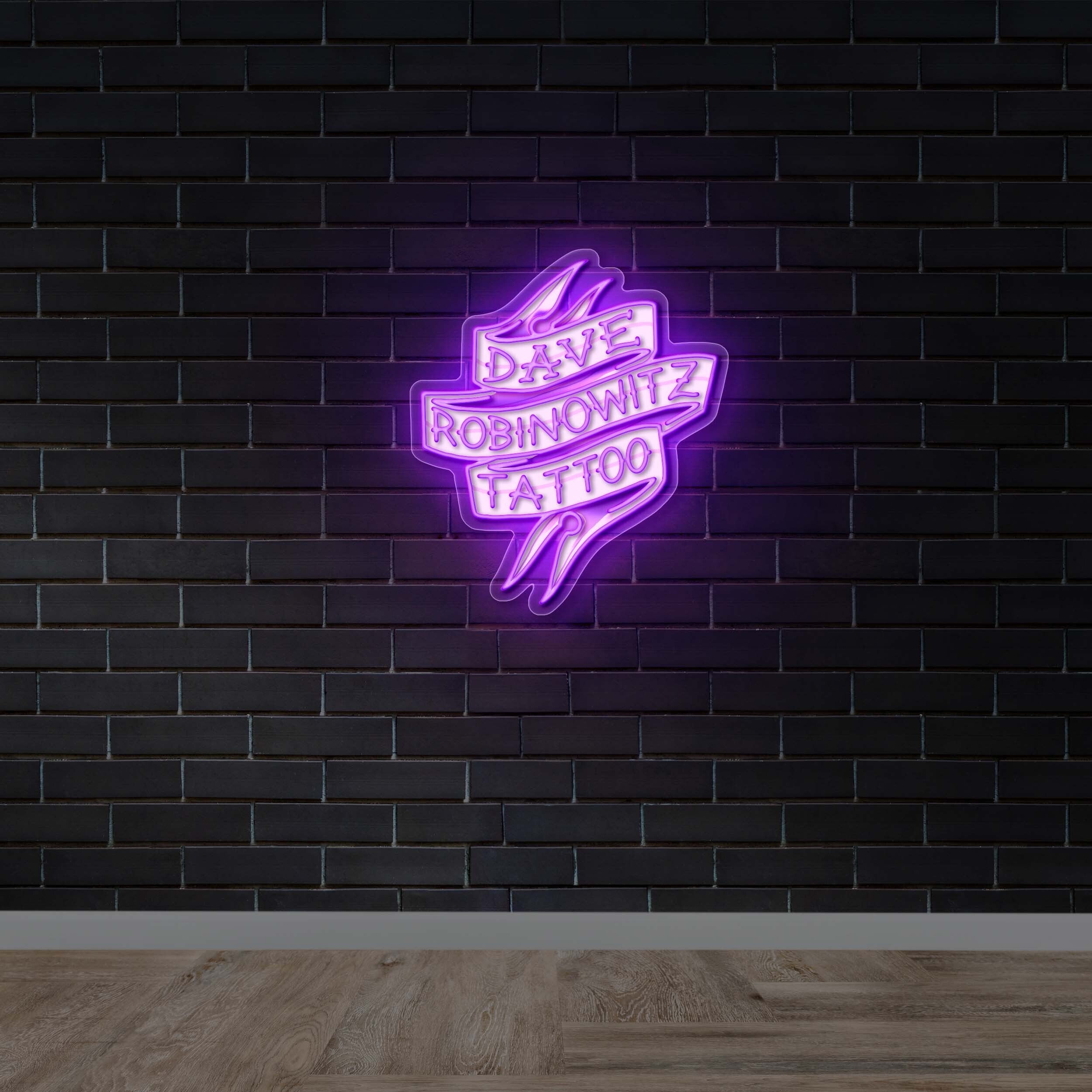 Dave Robinowitz Tattoo - Premium Neon Artwork