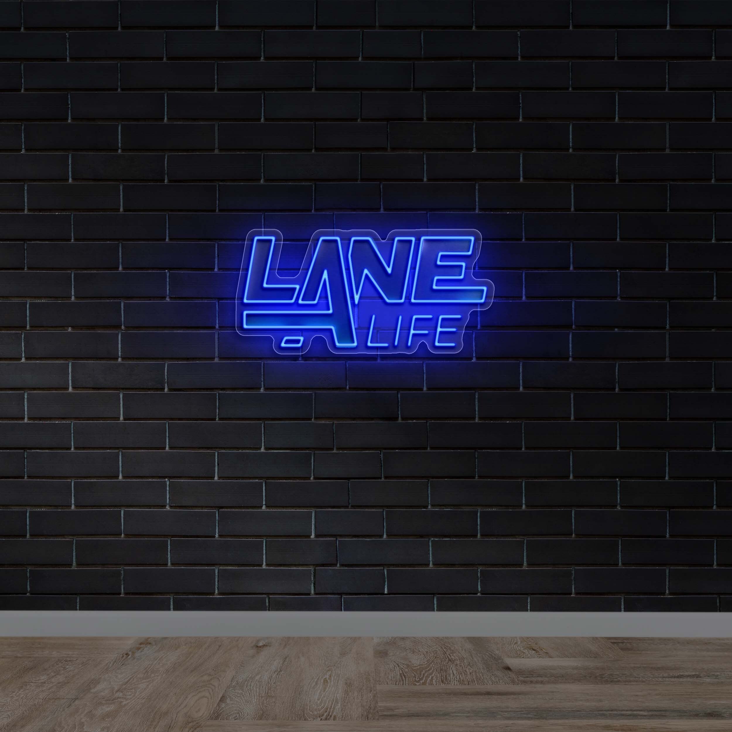 LANE LIFE - Premium Neon Artwork