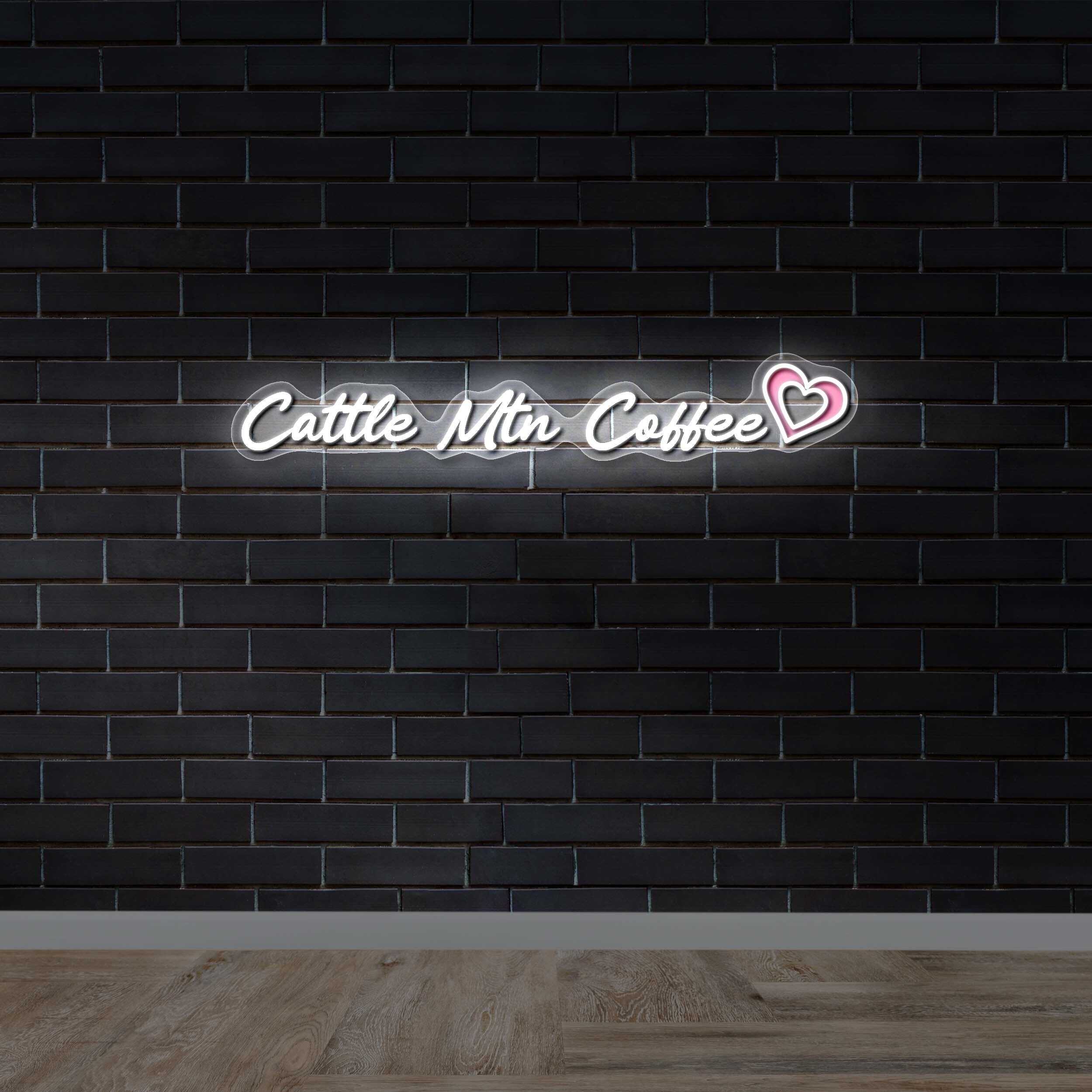 Cattle Mtn Coffee (version 3) - Premium Neon Artwork