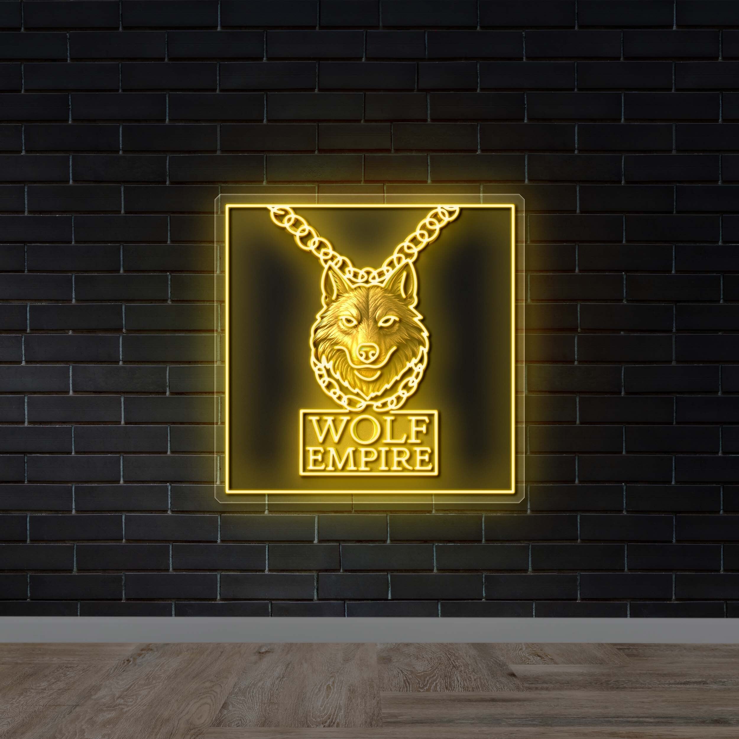 WOLF EMPIRE - Premium Neon Artwork