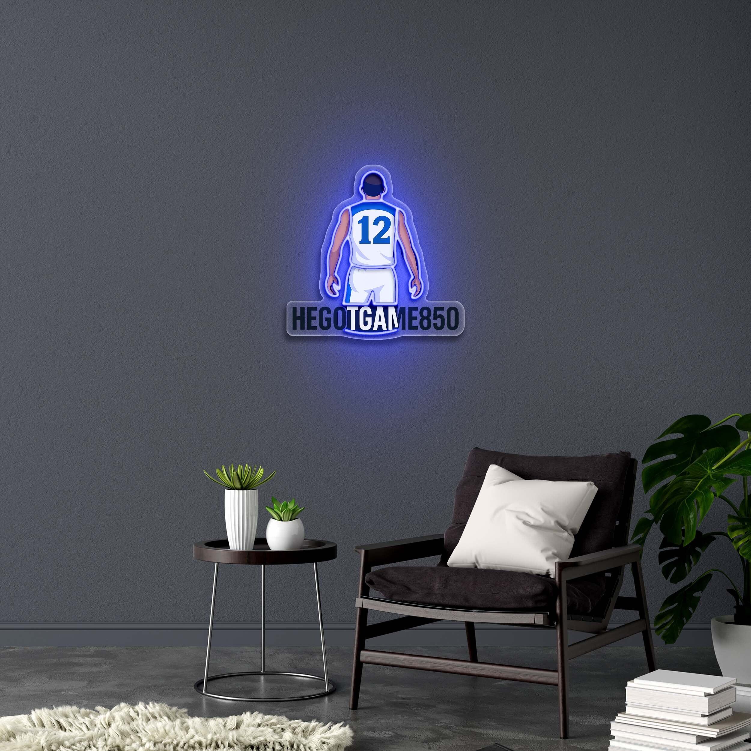 HEGOTGAME - Premium Neon Artwork