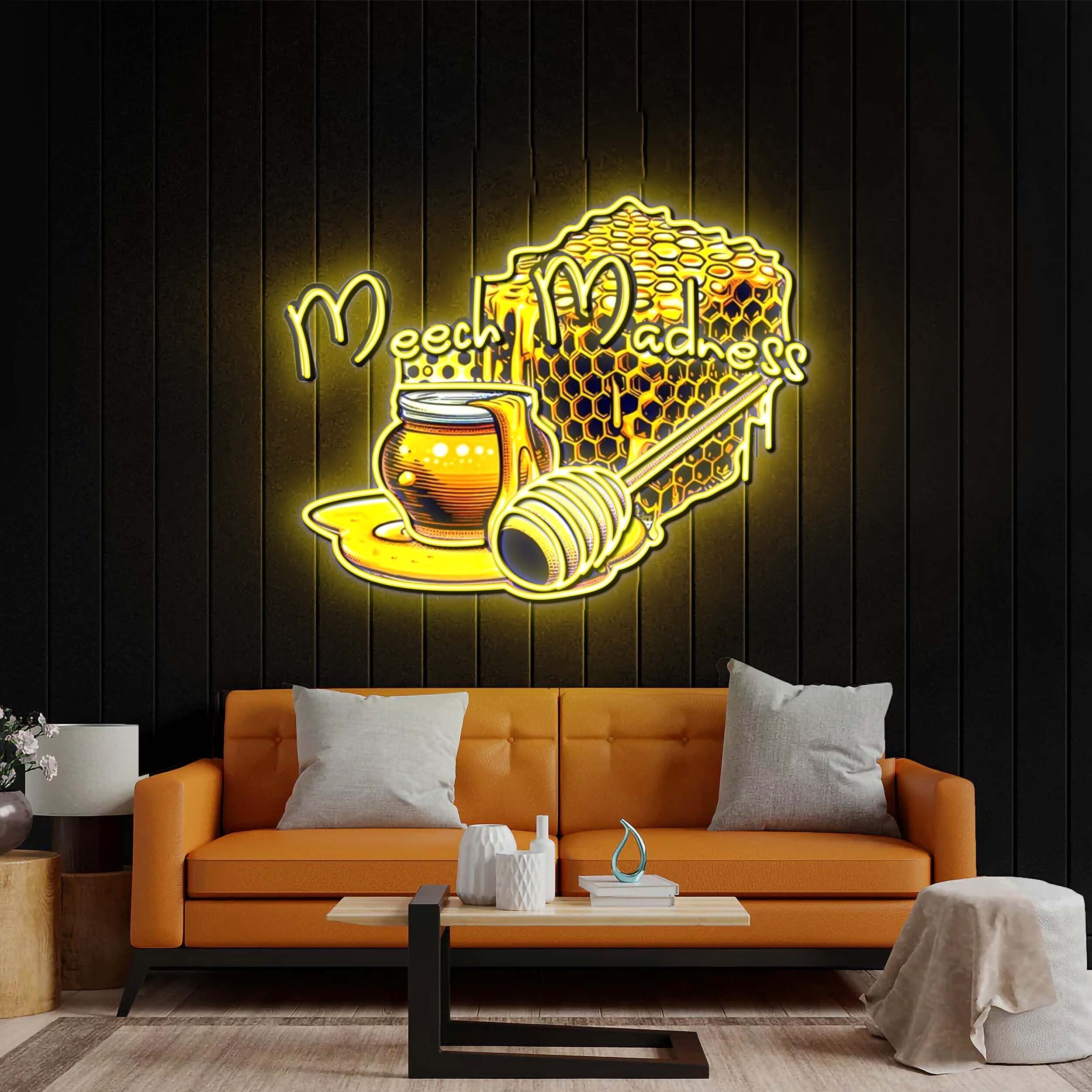 Meech Madness - Premium Neon Artwork