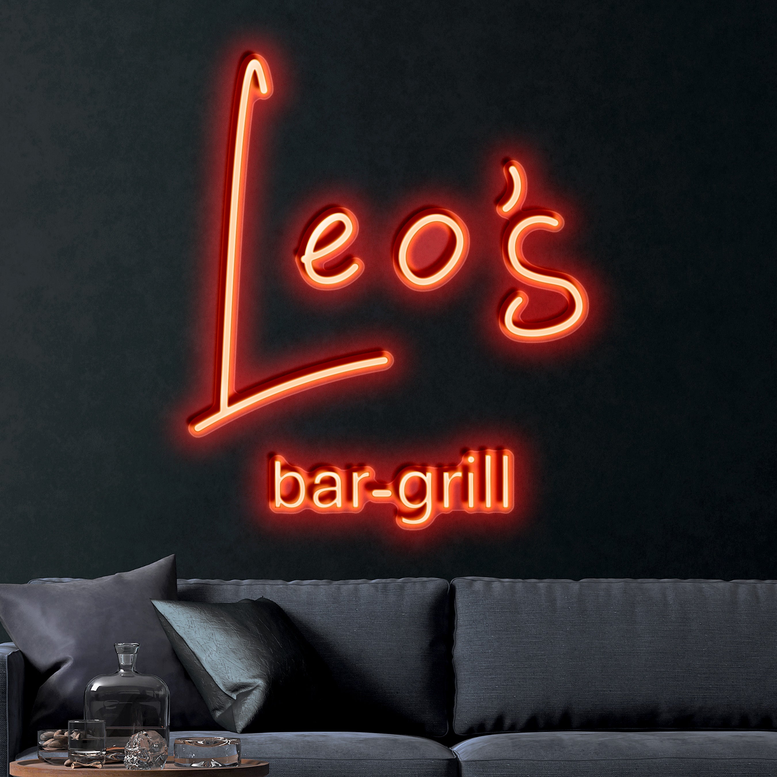 Leo's bar-grill – Premium Neon Artwork