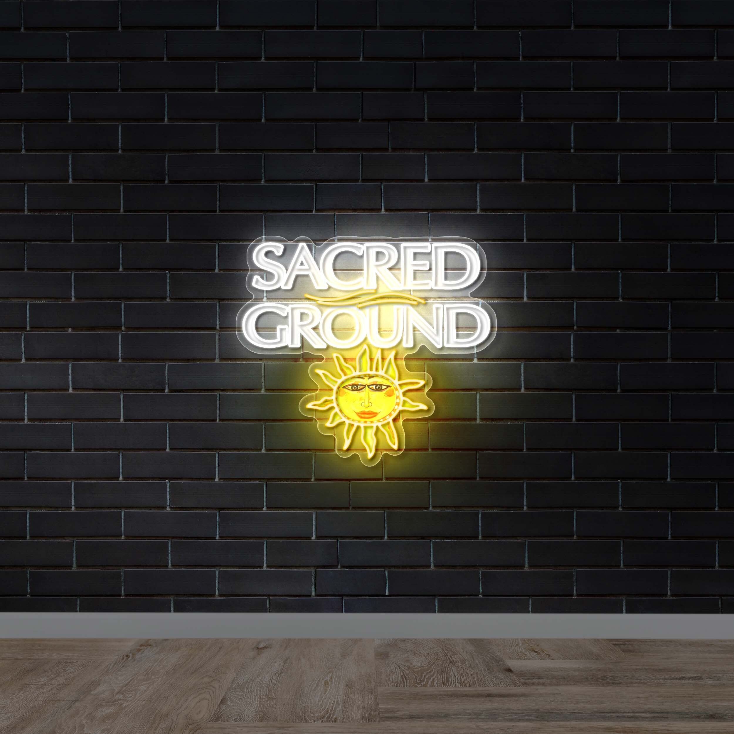 SACRED GROUND - Premium Neon Artwork