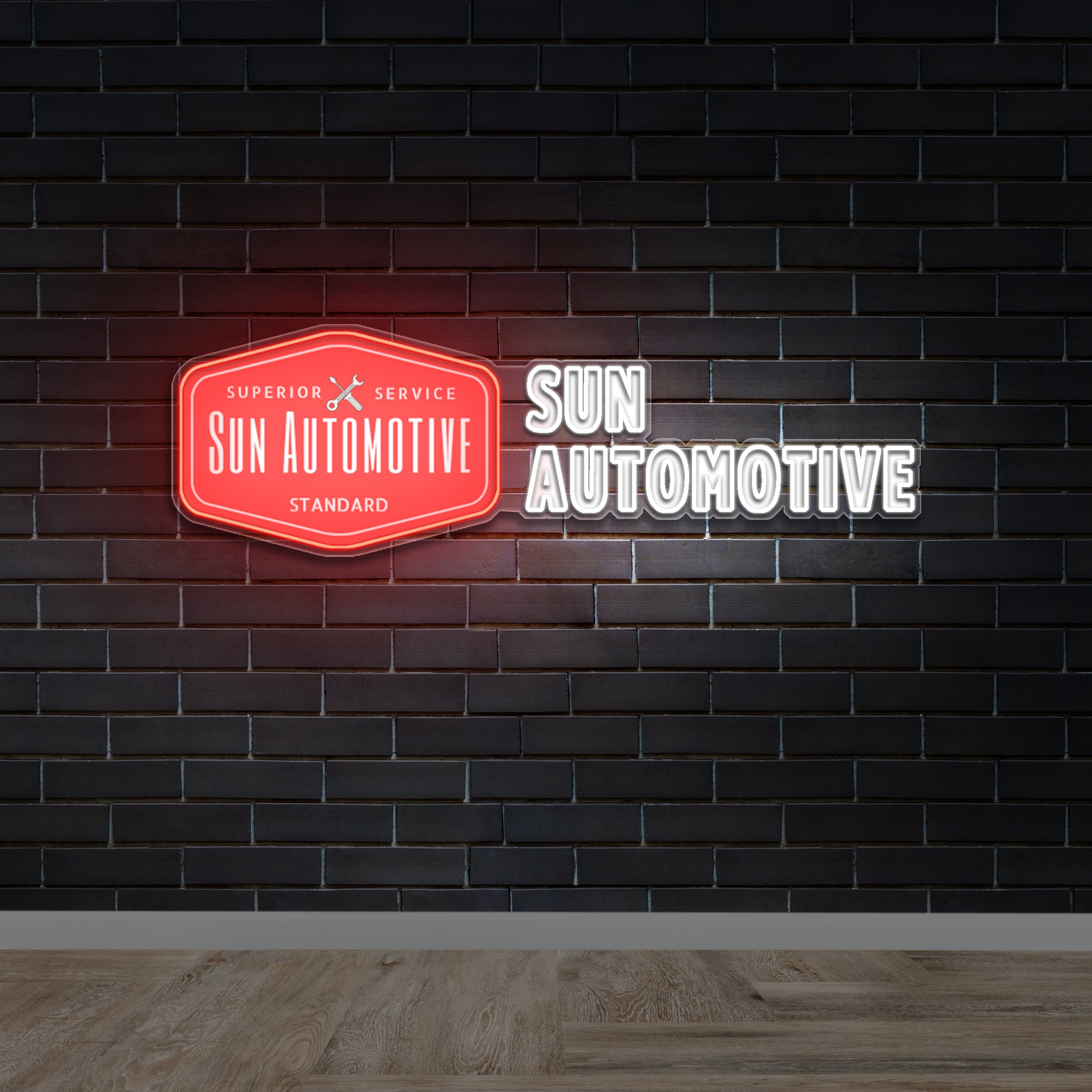 Sun Automotive - Premium Neon Artwork