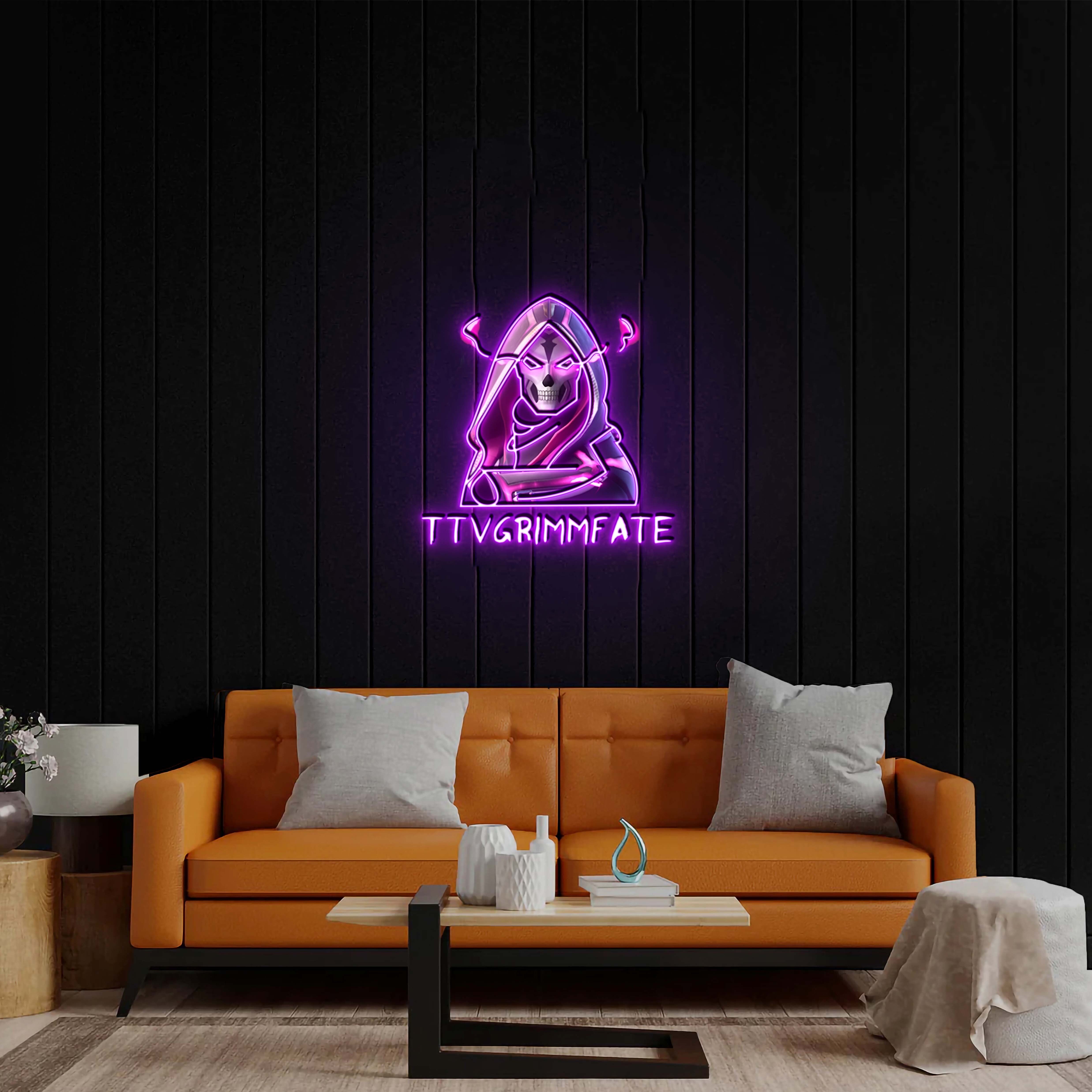 TTVGRIMMFATE - Premium Neon Artwork