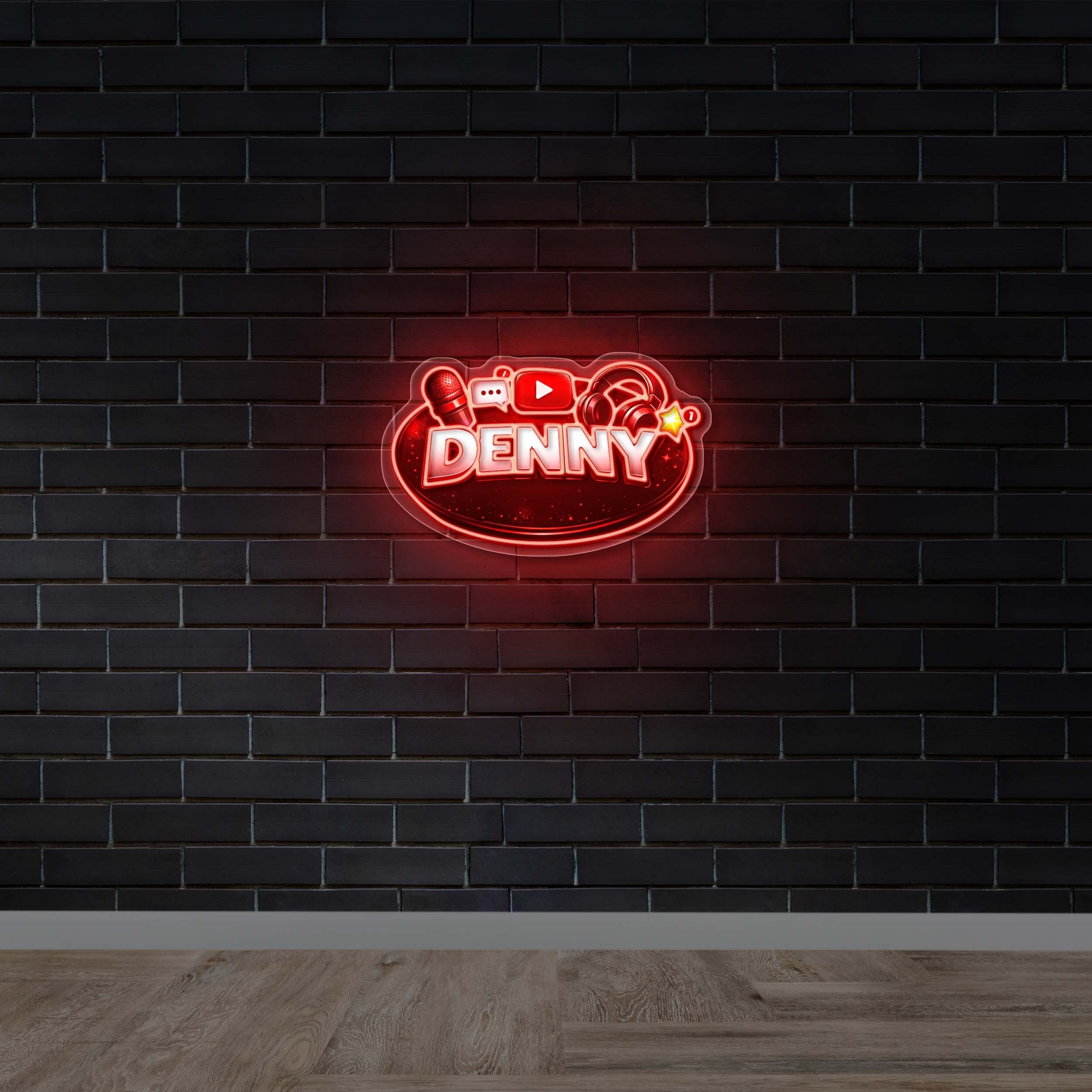 DENNY - Premium Neon Artwork