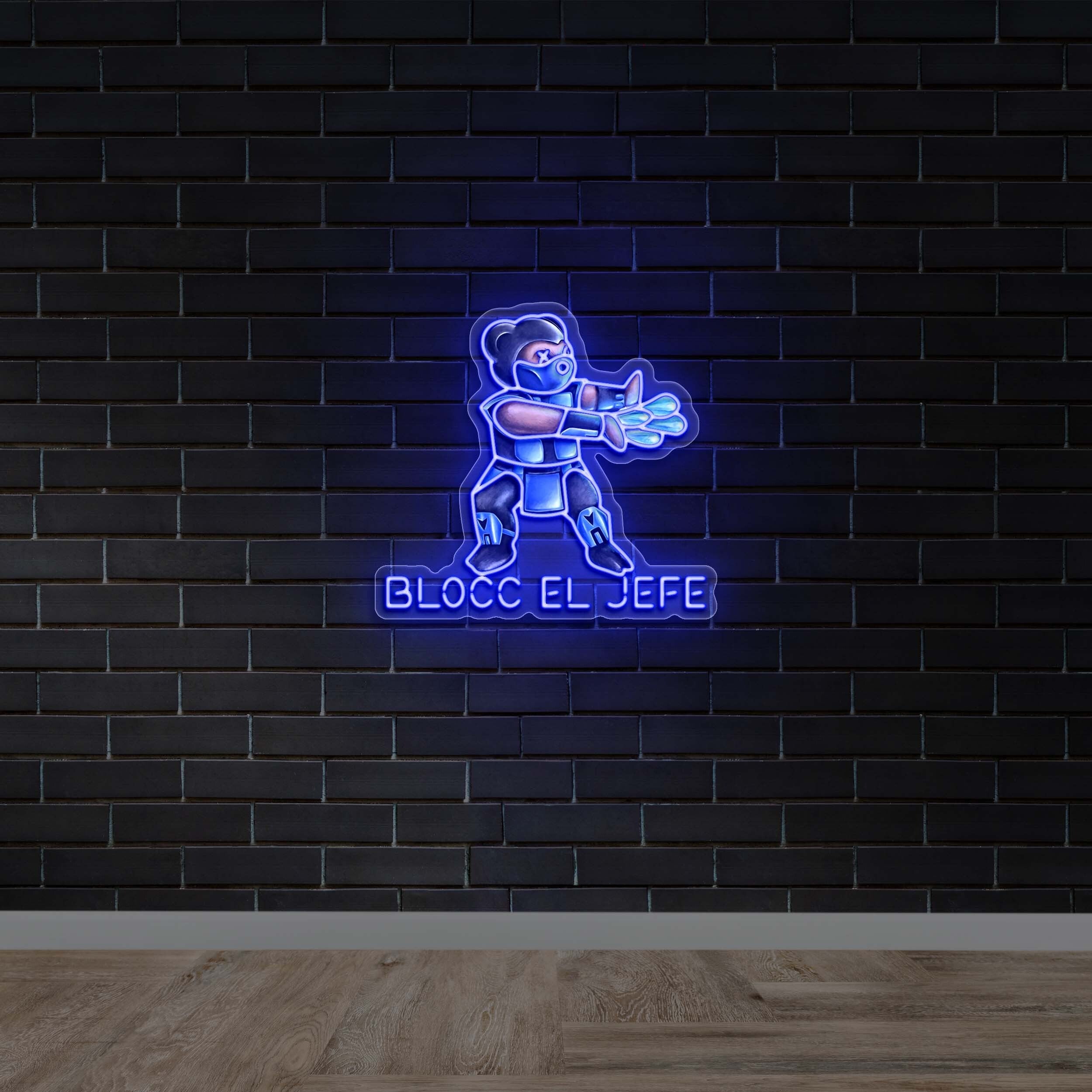 BLOCC EL JEFE - Premium Neon Artwork