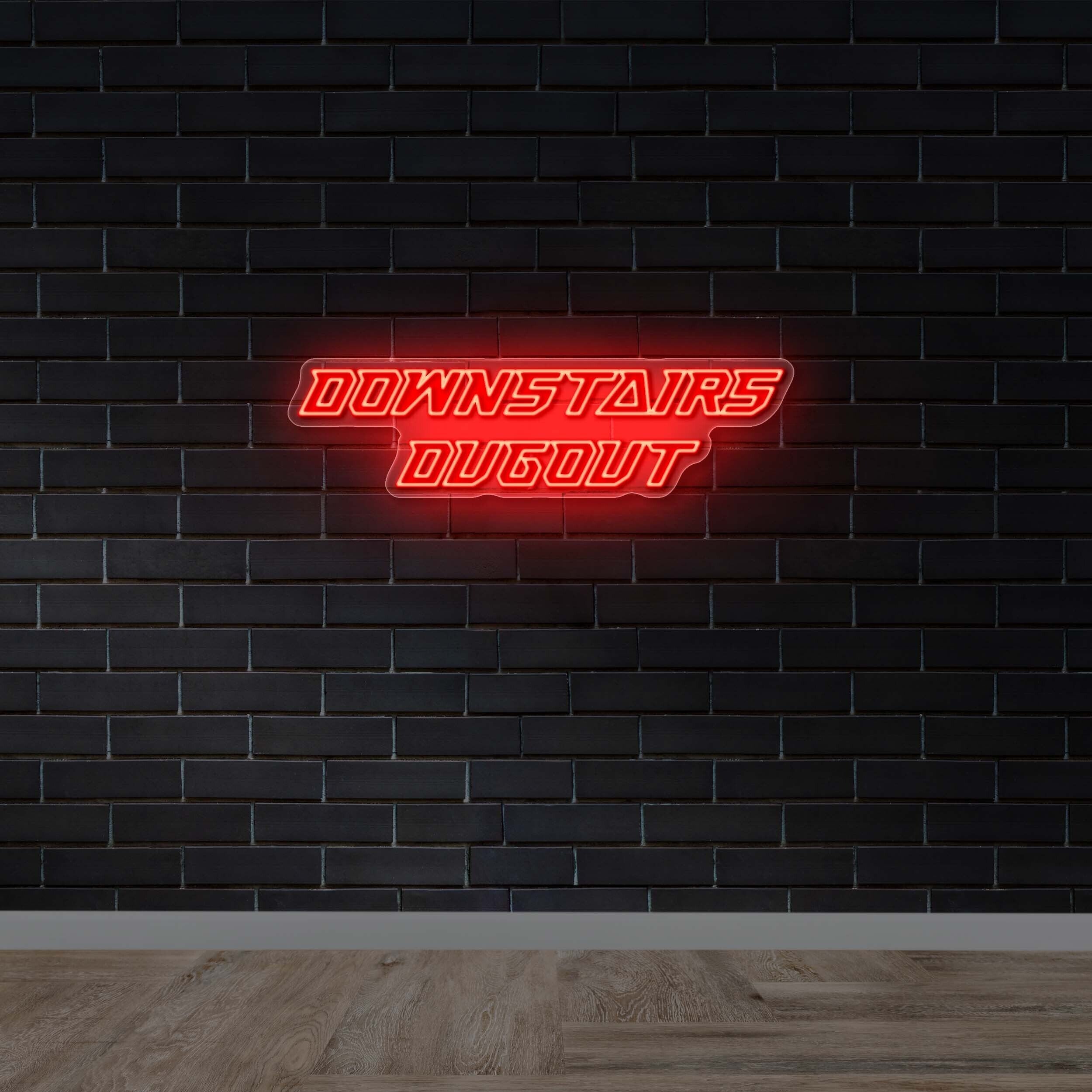 Downstairs Dugout - Premium Neon Artwork