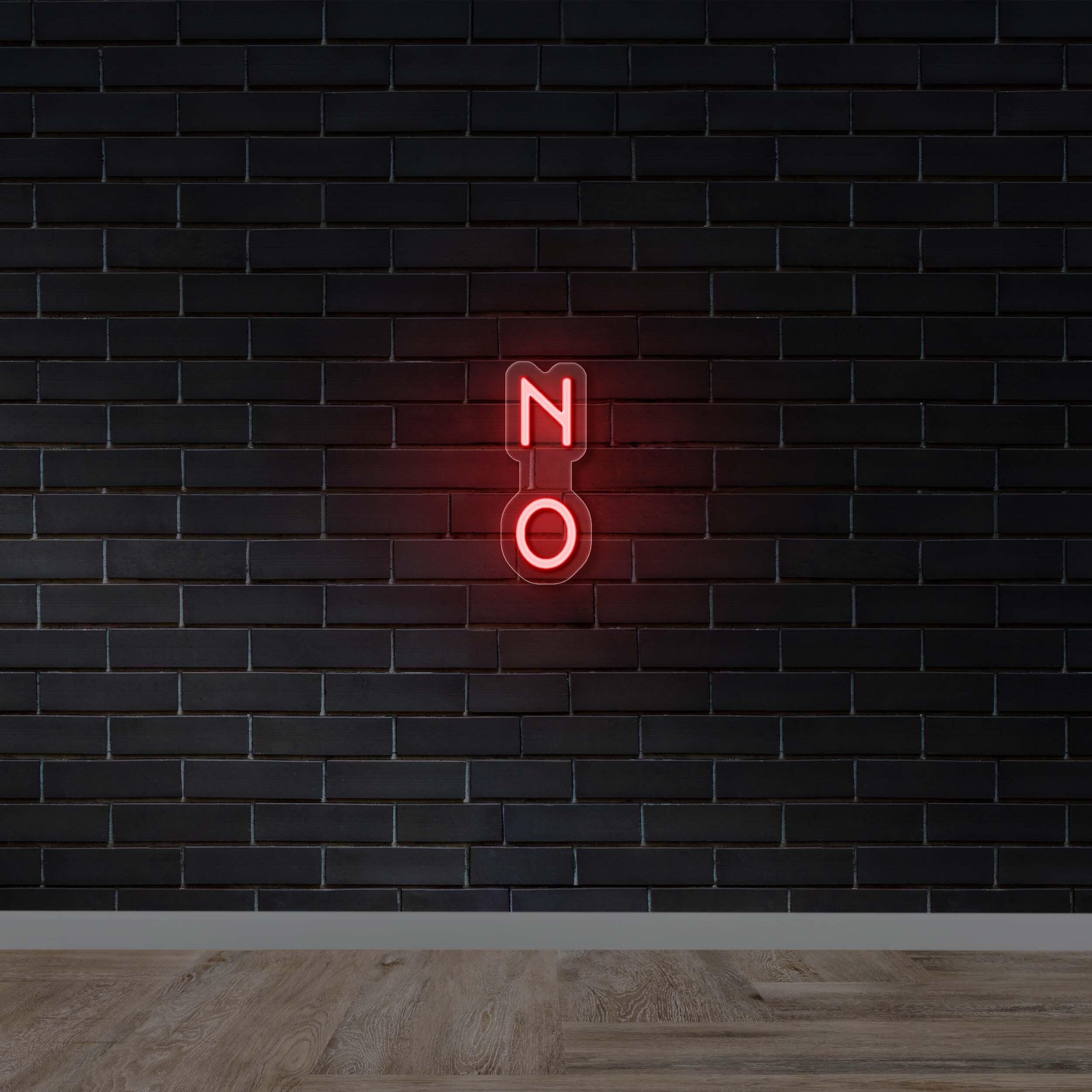 NO - Premium Neon Artwork