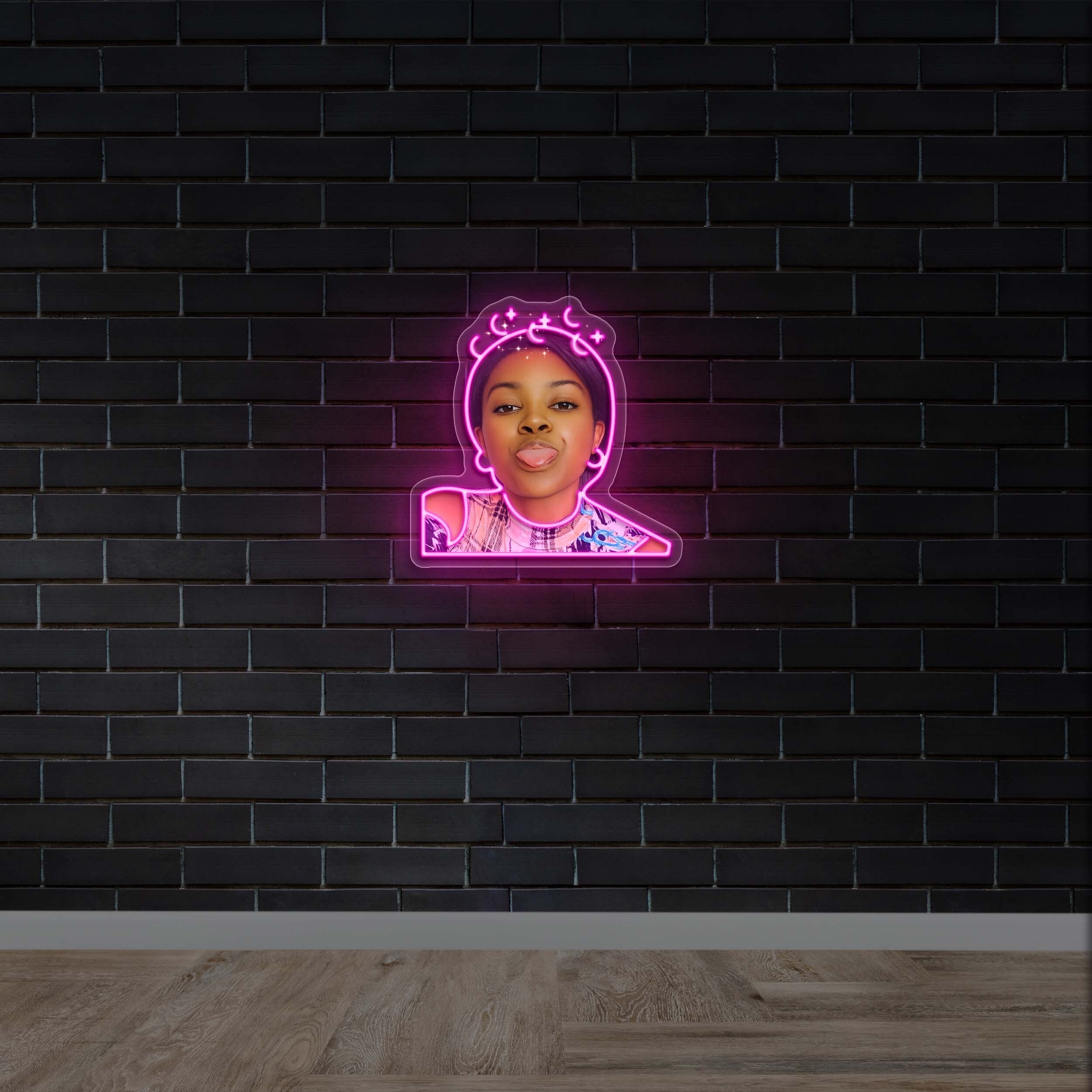 Silly Face - Premium Neon Artwork