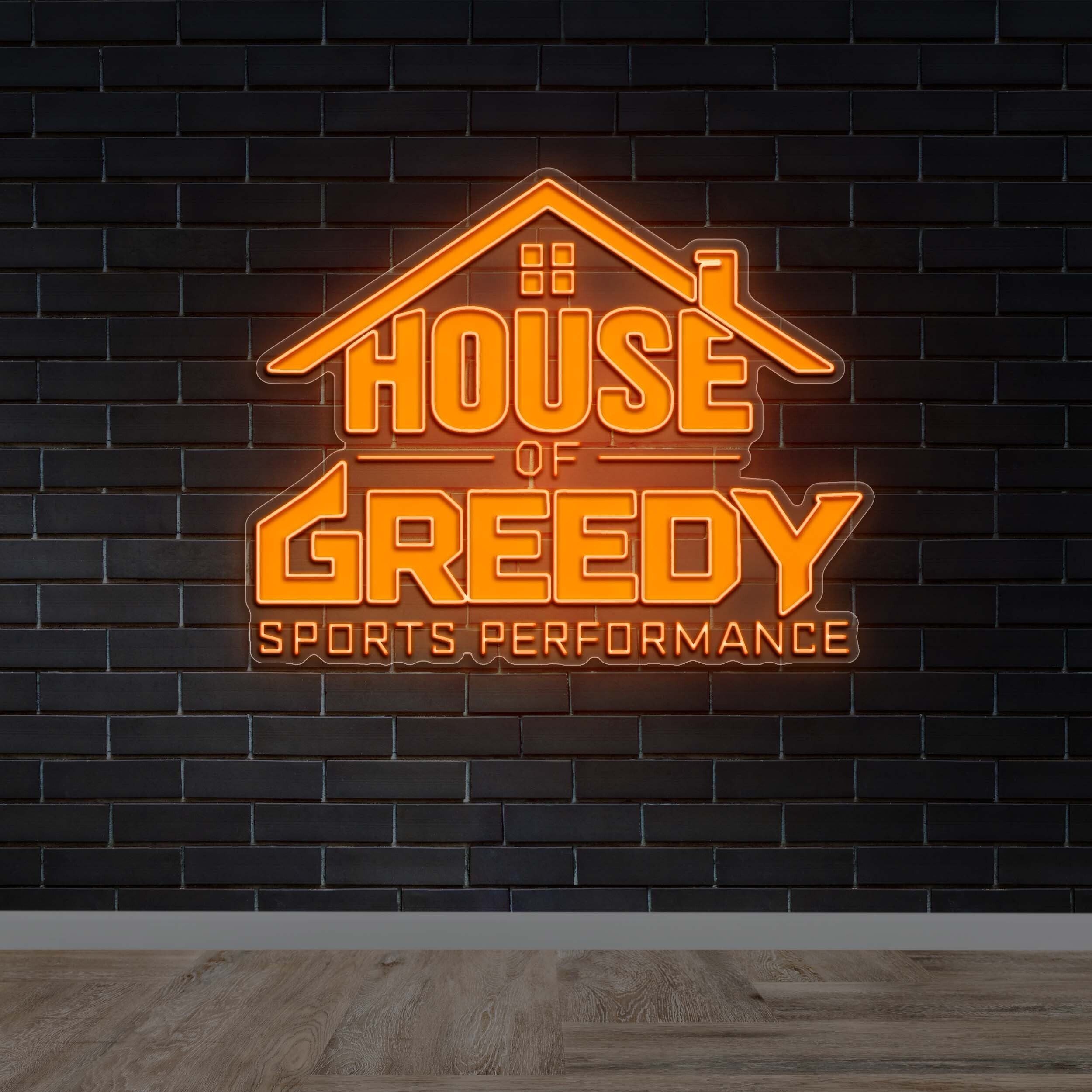 HOUSE OF GREEDY - Premium Neon Artwork