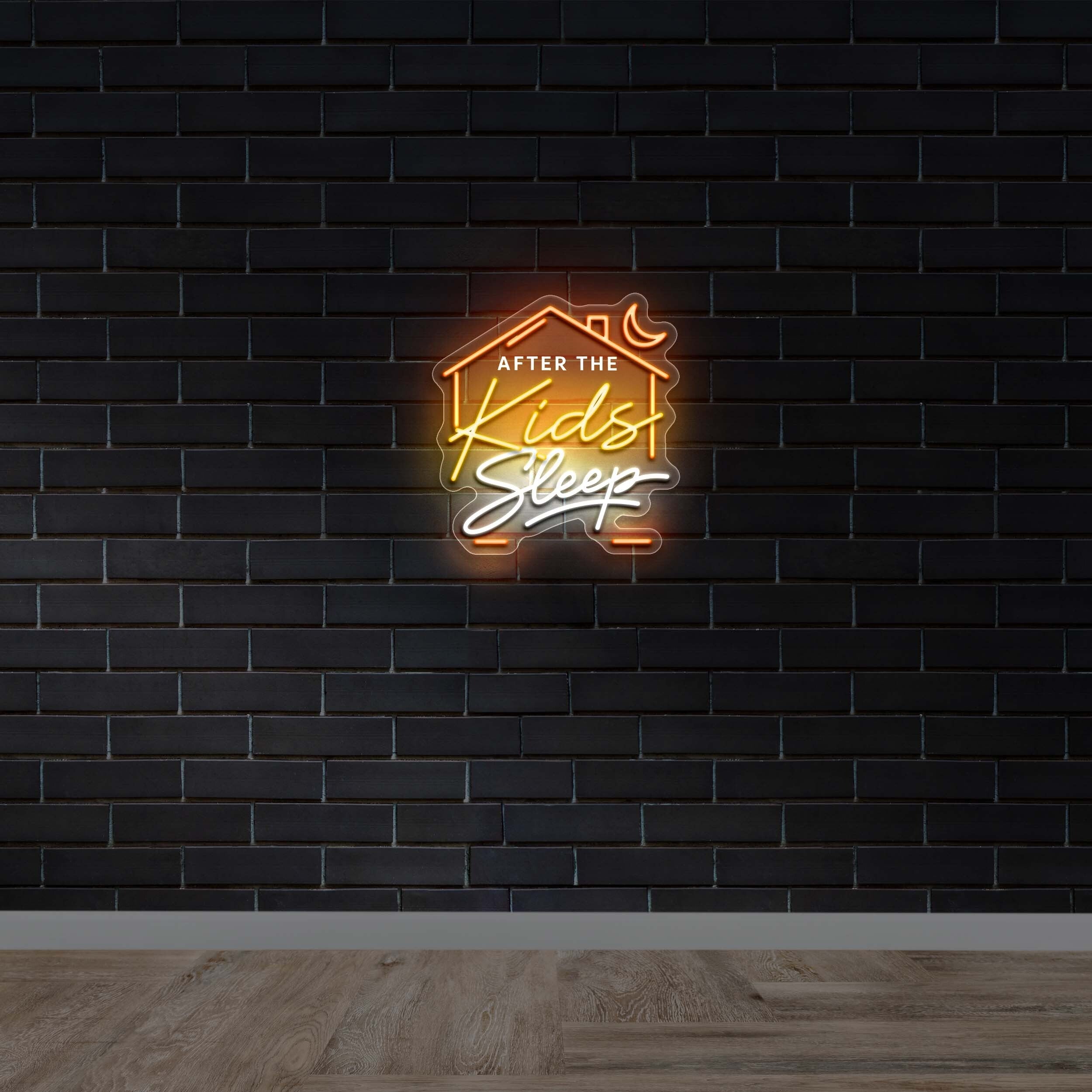 After the Kids Sleep - Premium Neon Artwork