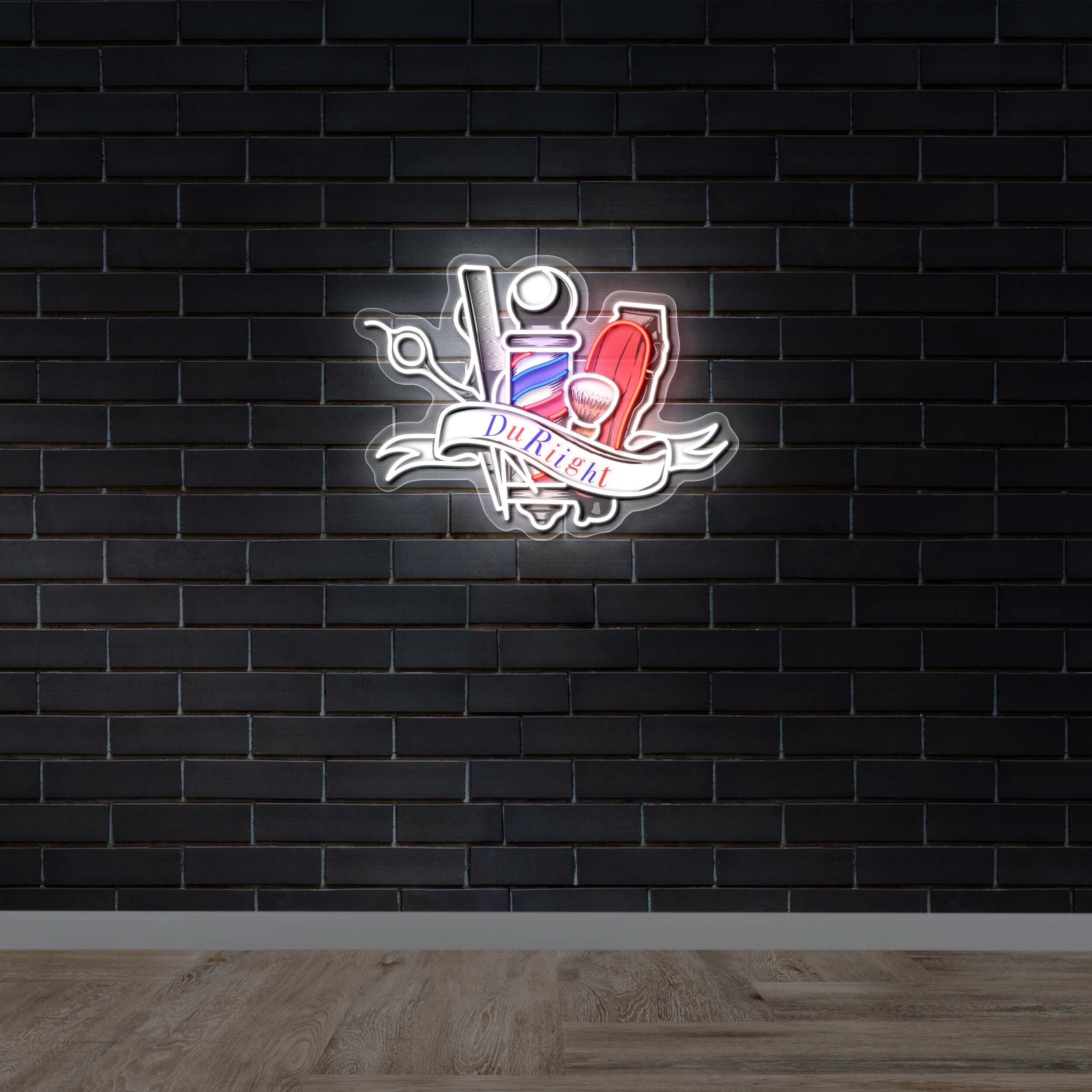 Du Riight - Premium Neon Artwork