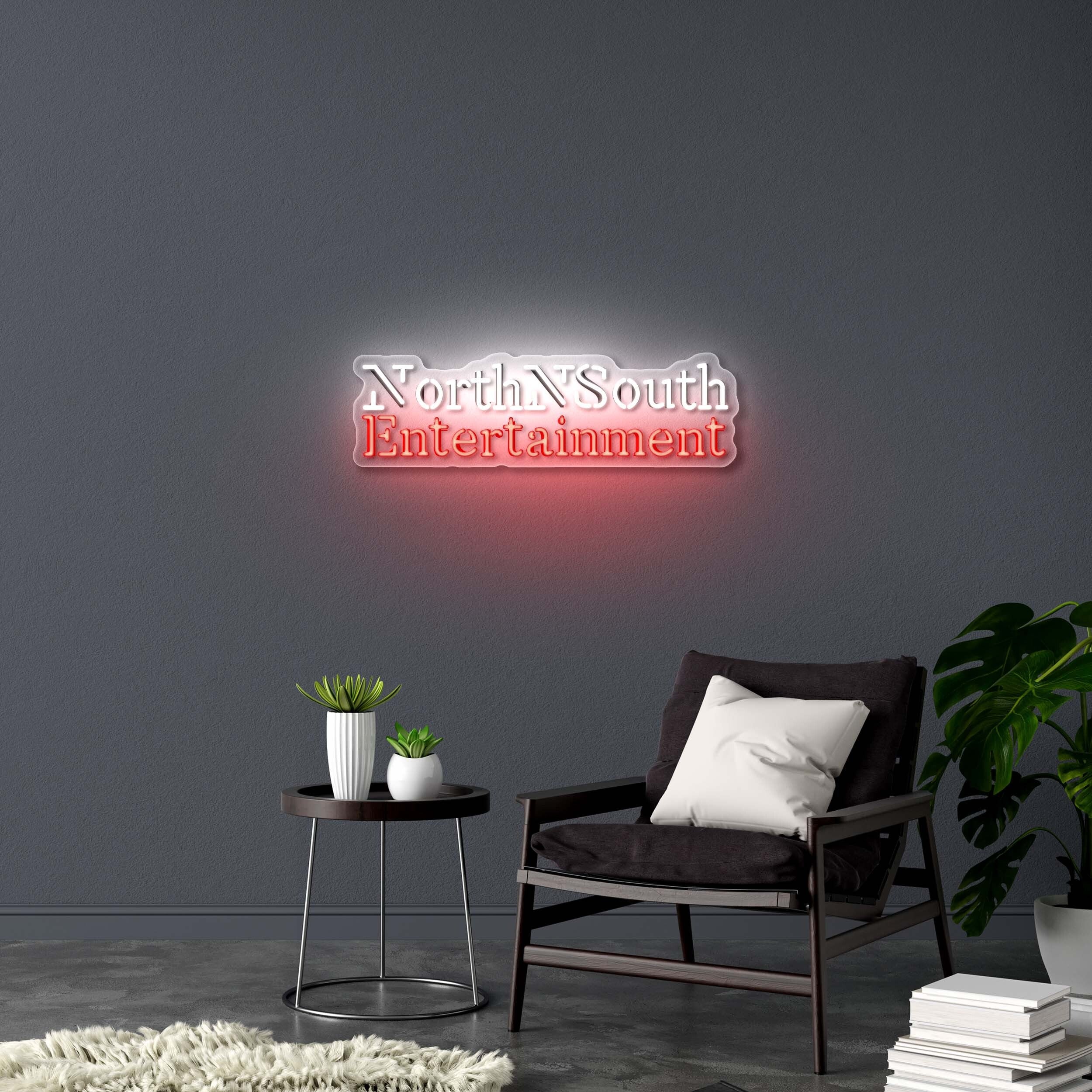 North N South - Premium Neon Artwork