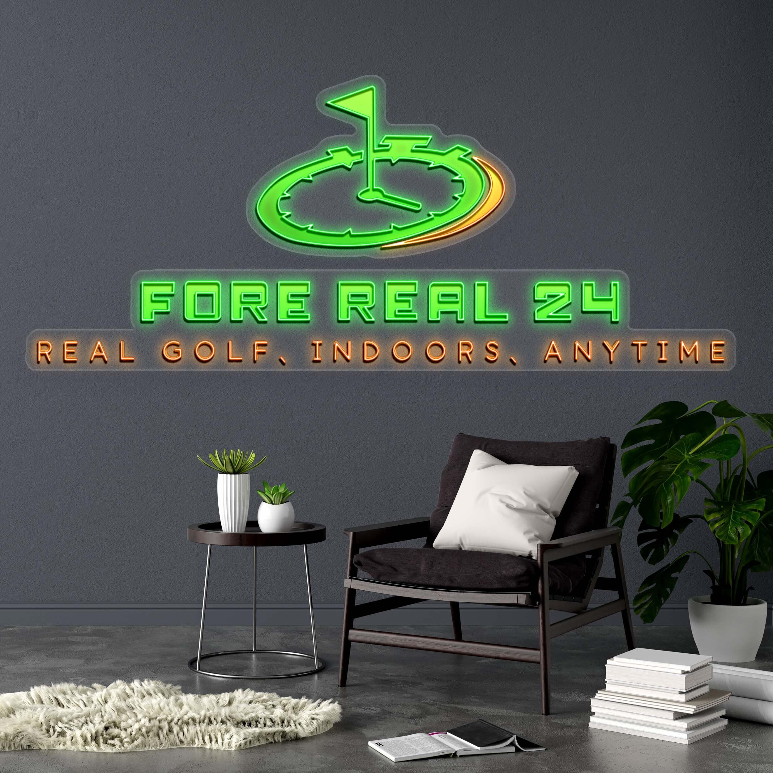 FORE REAL 24 - Premium Neon Artwork